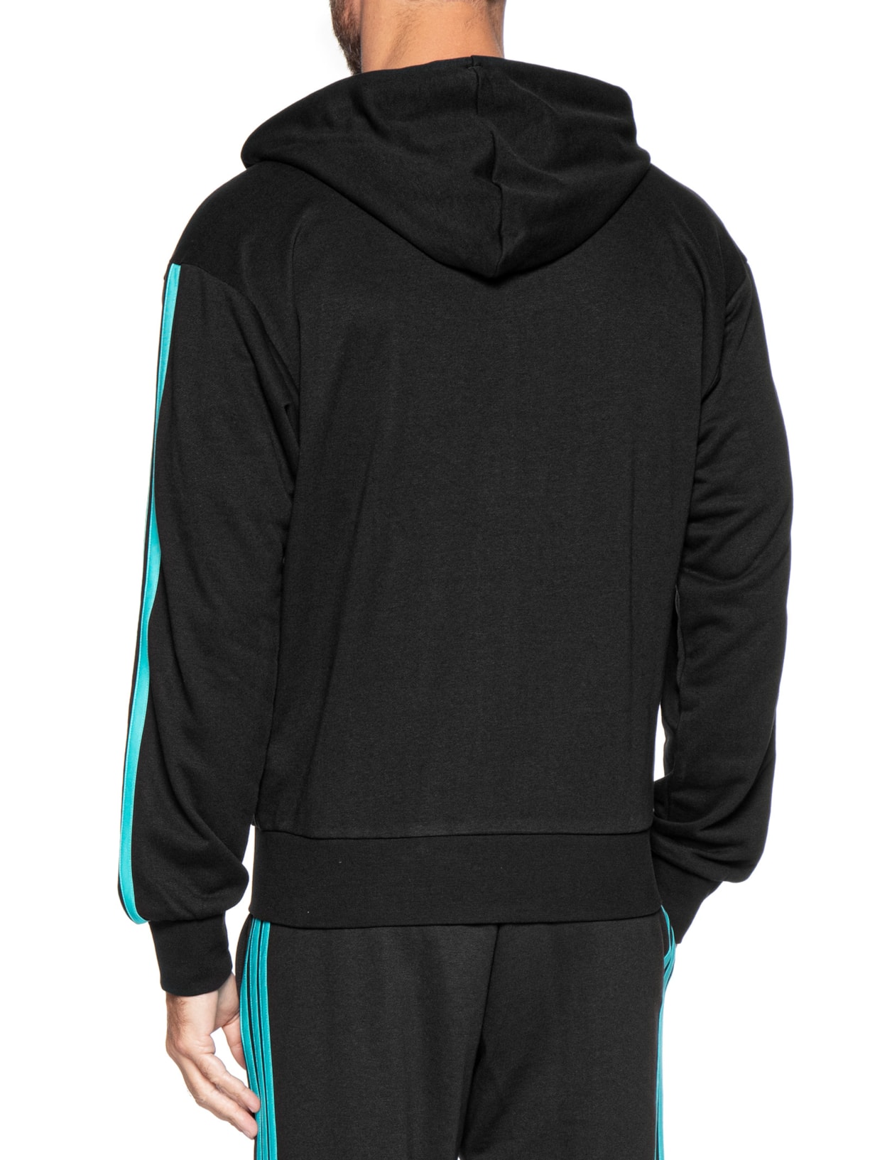 Moletom Masculino Mercedes DNA Preto Adidas + Mercedes