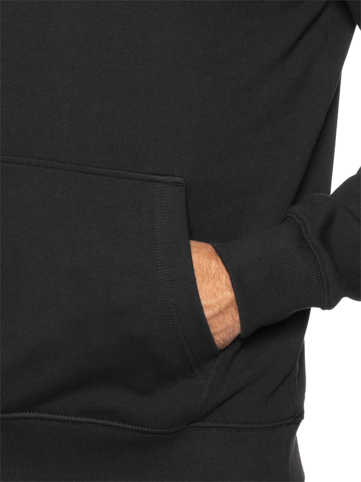 Moletom Masculino New Essential Gola Alta Meio Zíper Preto Tommy Hilfiger