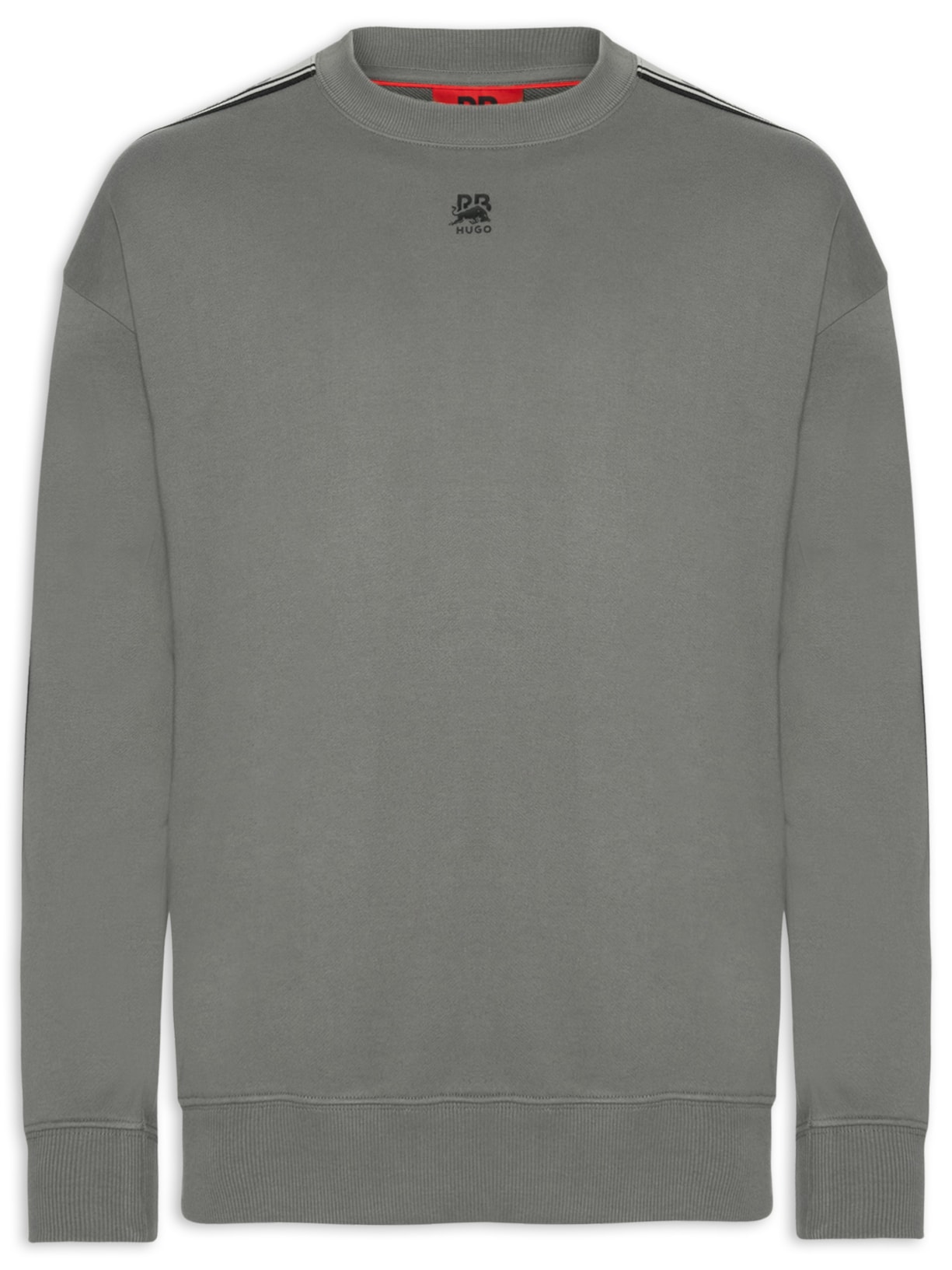 Moletom Masculino Oversized Crew Neck Dustrip_Rb Cinza Hugo