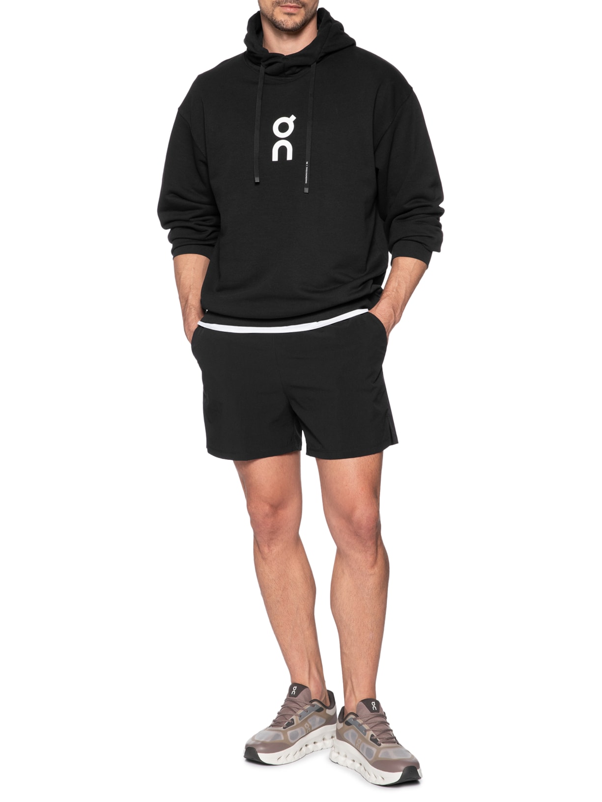 Moletom Masculino Pad Club Hoodie 1 Preto On Running
