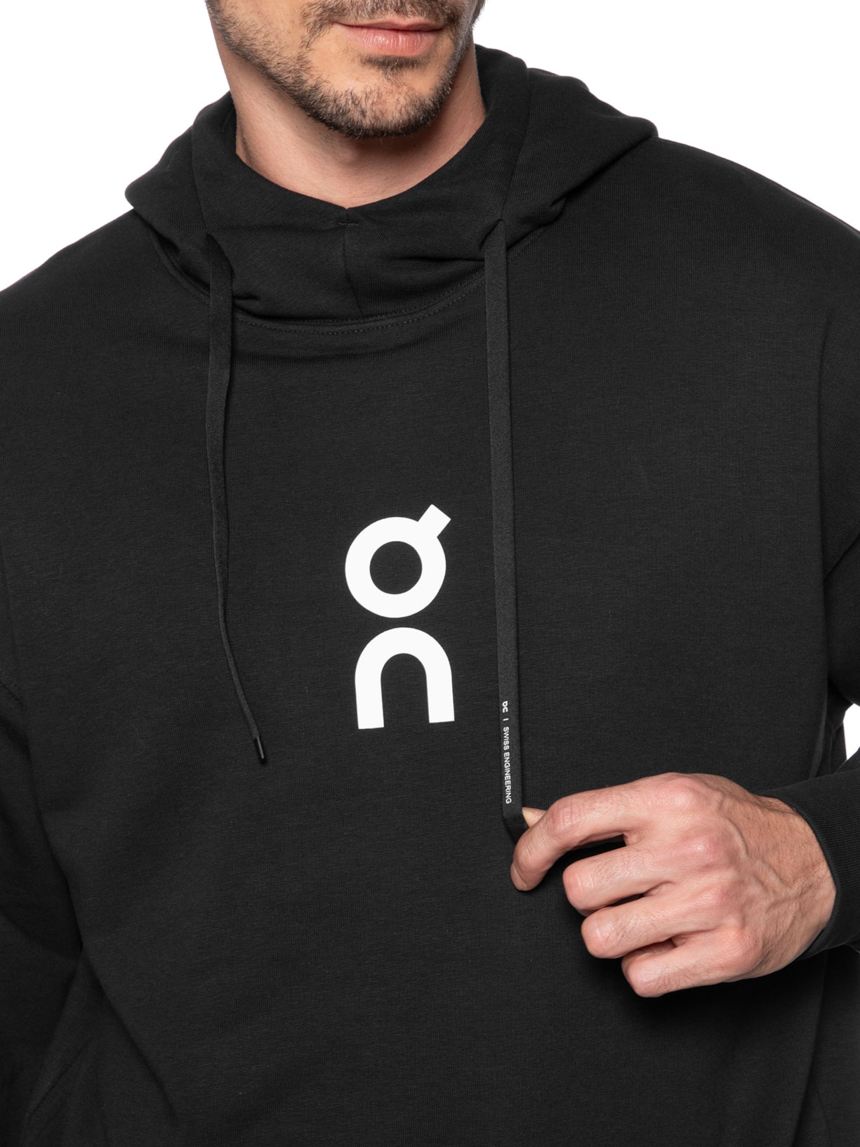 Moletom Masculino Pad Club Hoodie 1 Preto On Running