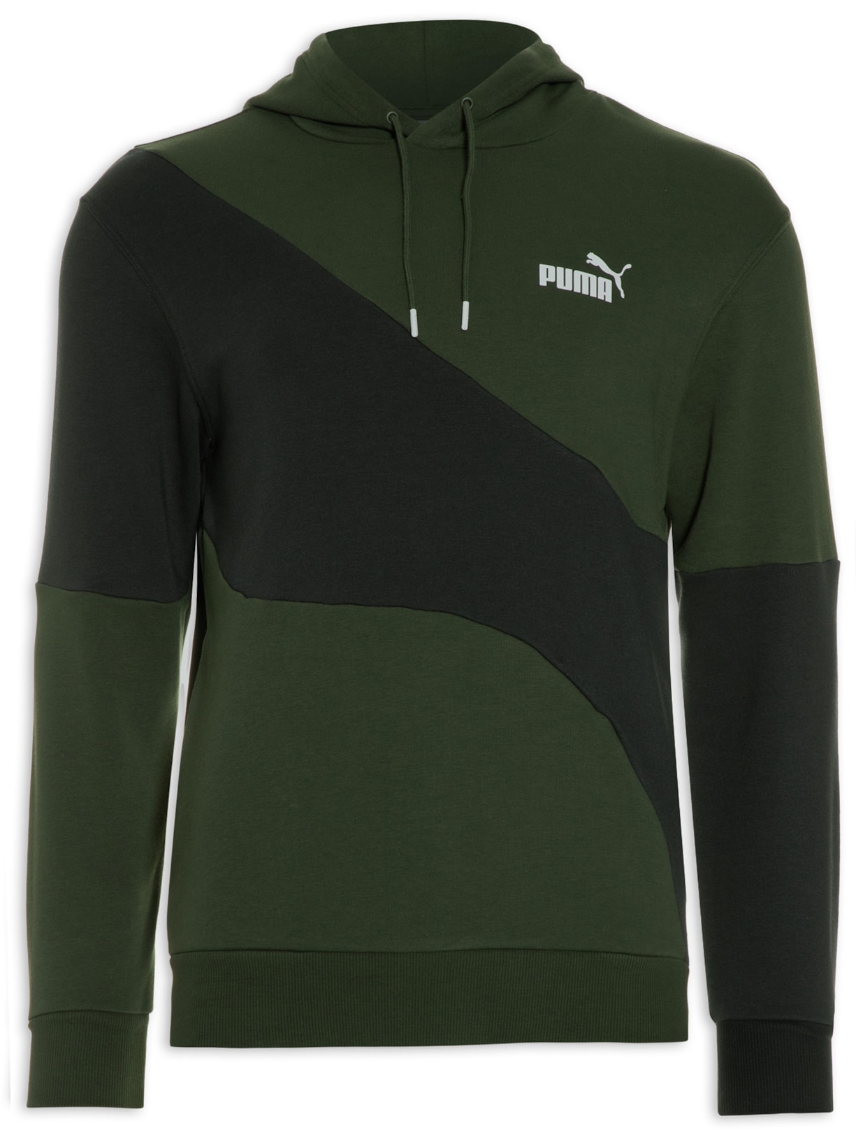 Moletom Masculino Puma Power Cat Tr - Verde