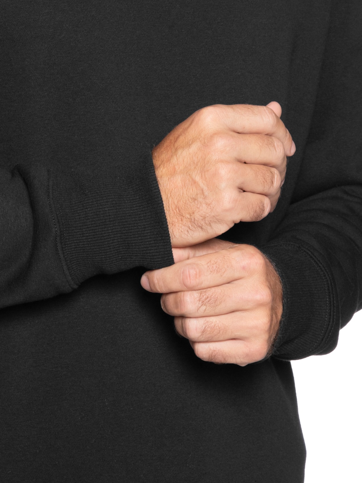 Moletom Masculino Regula Fit Gola Careca Preto Hering