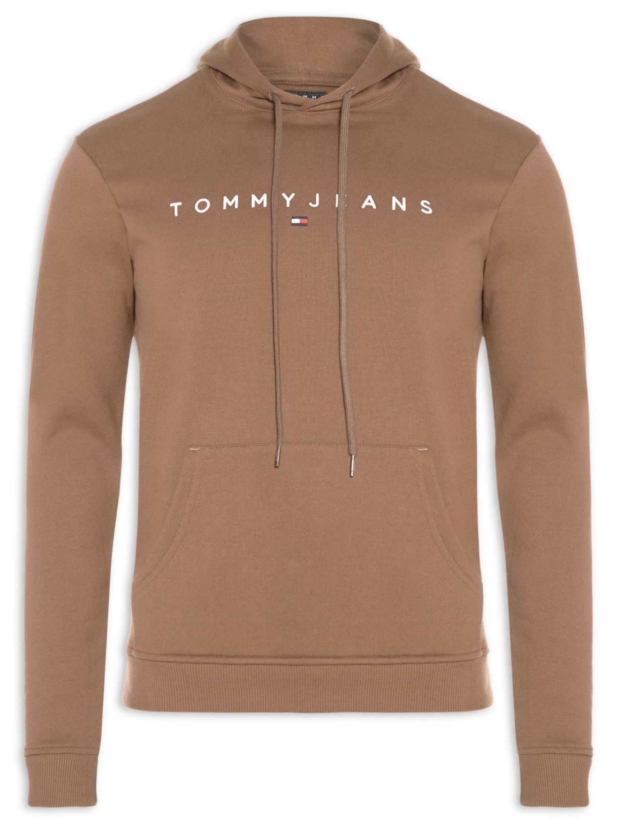 Moletom Masculino Regular Fit com Capuz – Marrom Tommy Jeans