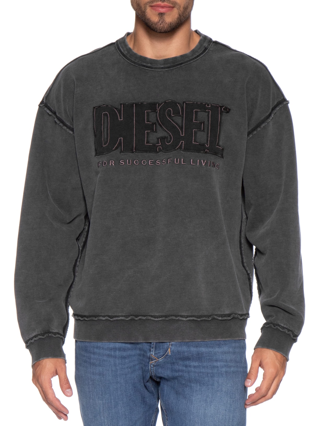 Moletom Masculino S-Boxt-Raw-V1 Preto Diesel