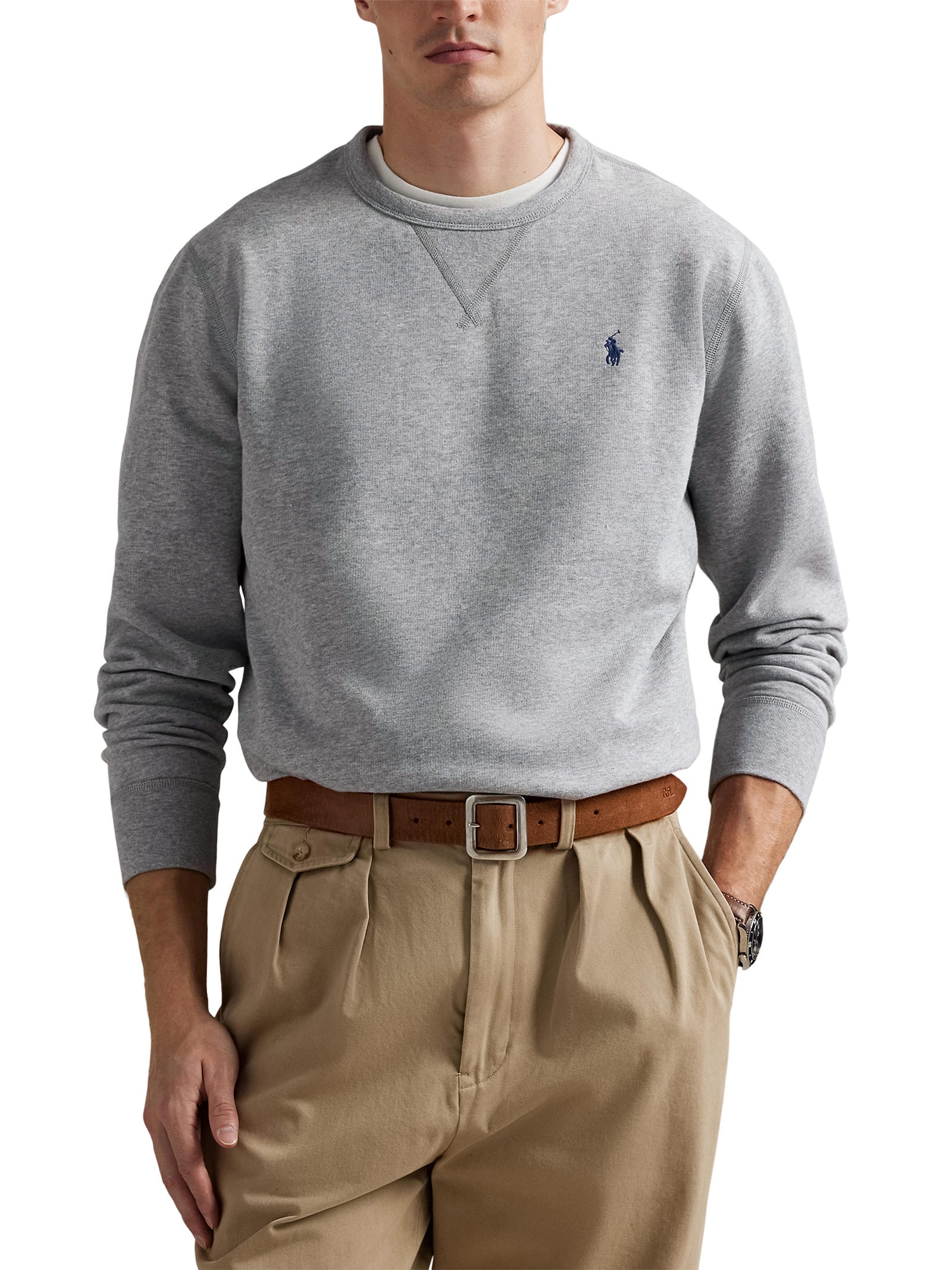 Moletom Masculino The Rl Fleece - Cinza - Polo Ralph Lauren