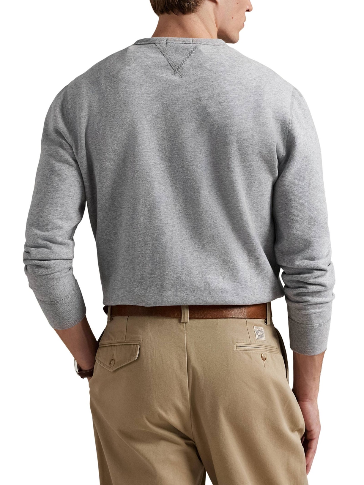 Moletom Masculino The Rl Fleece Cinza Polo Ralph Lauren