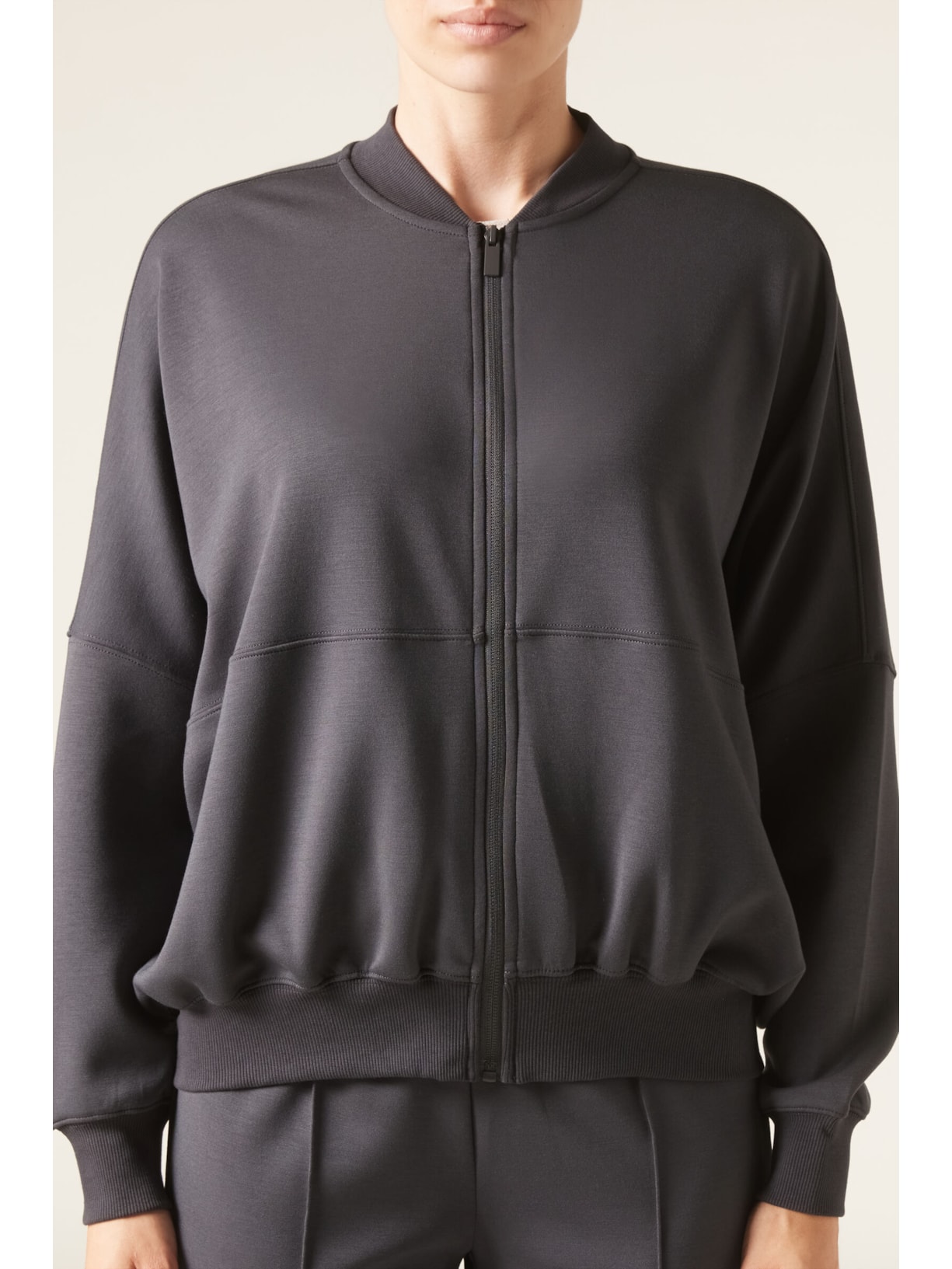 Moletom Sweatshirt Oversized Lux Lounge Cinza Calzedonia