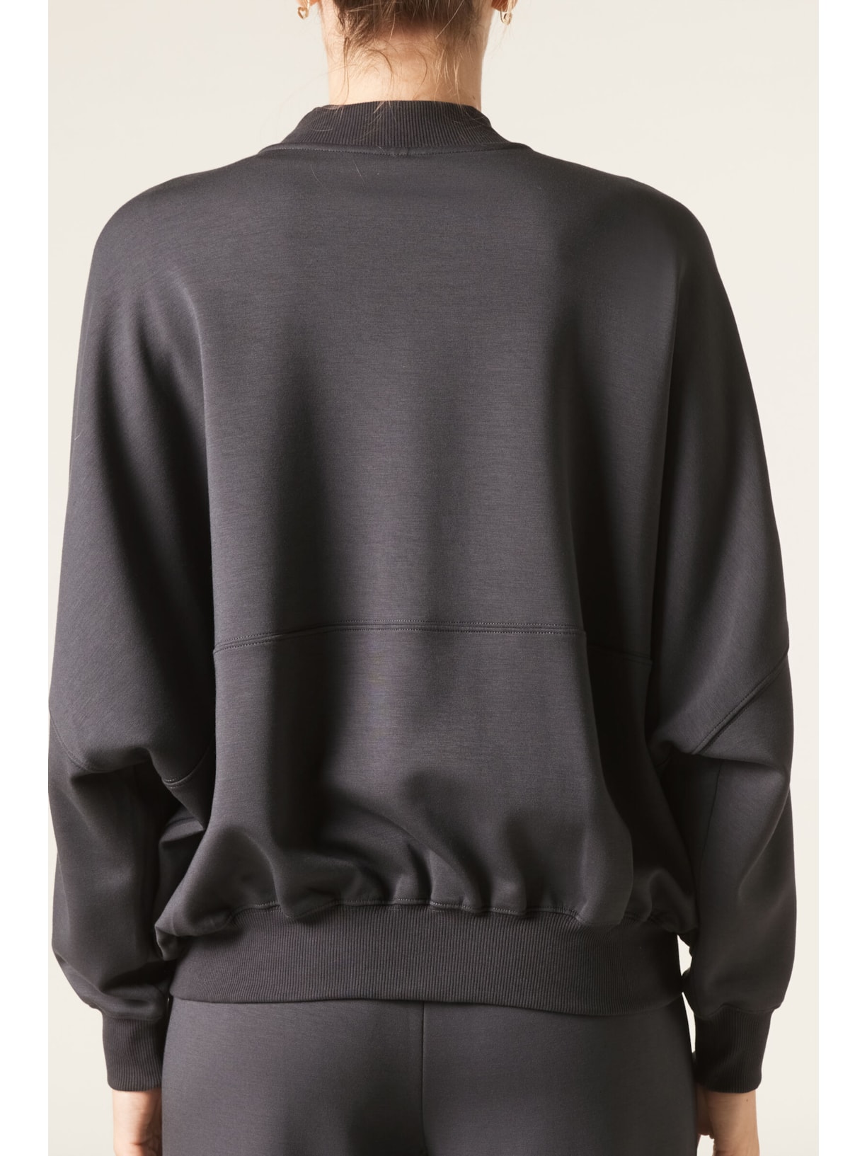 Moletom Sweatshirt Oversized Lux Lounge Cinza Calzedonia