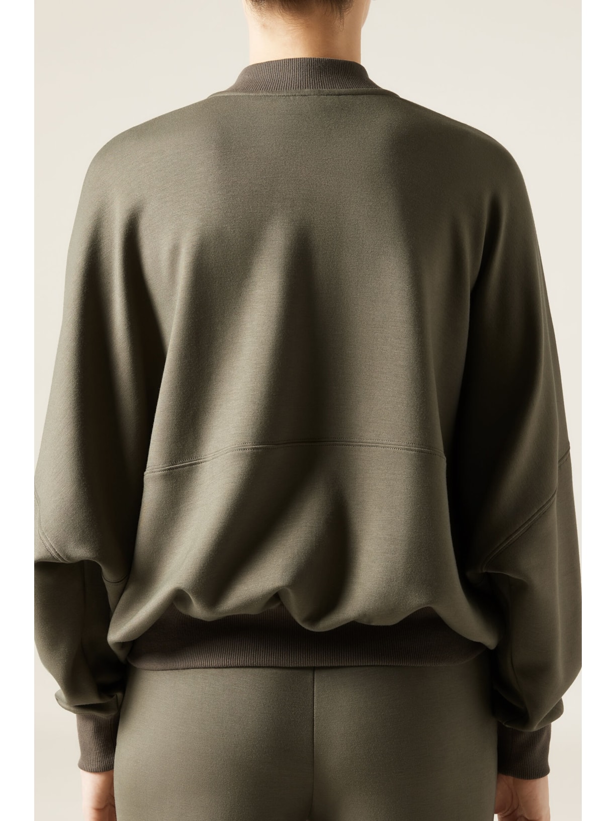 Moletom Sweatshirt Oversized Lux Lounge Verde Calzedonia