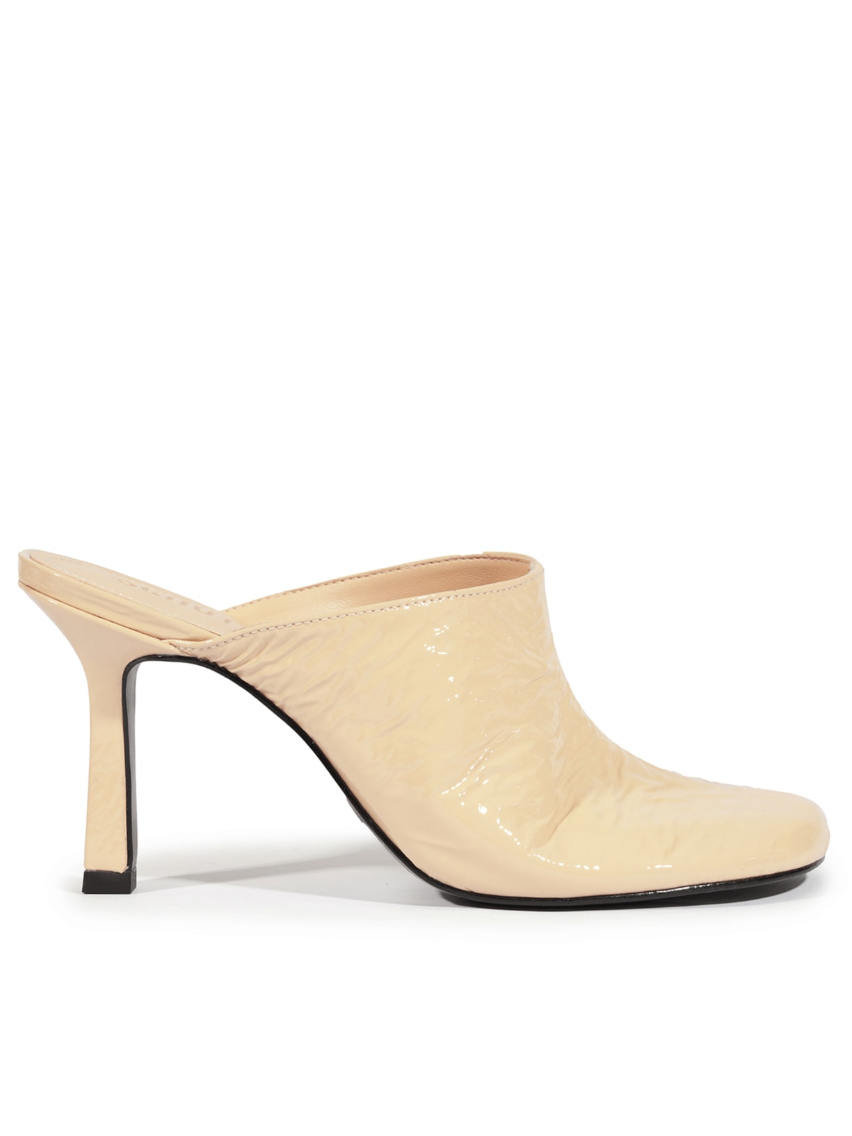 Mule Brielle Couro - Bege