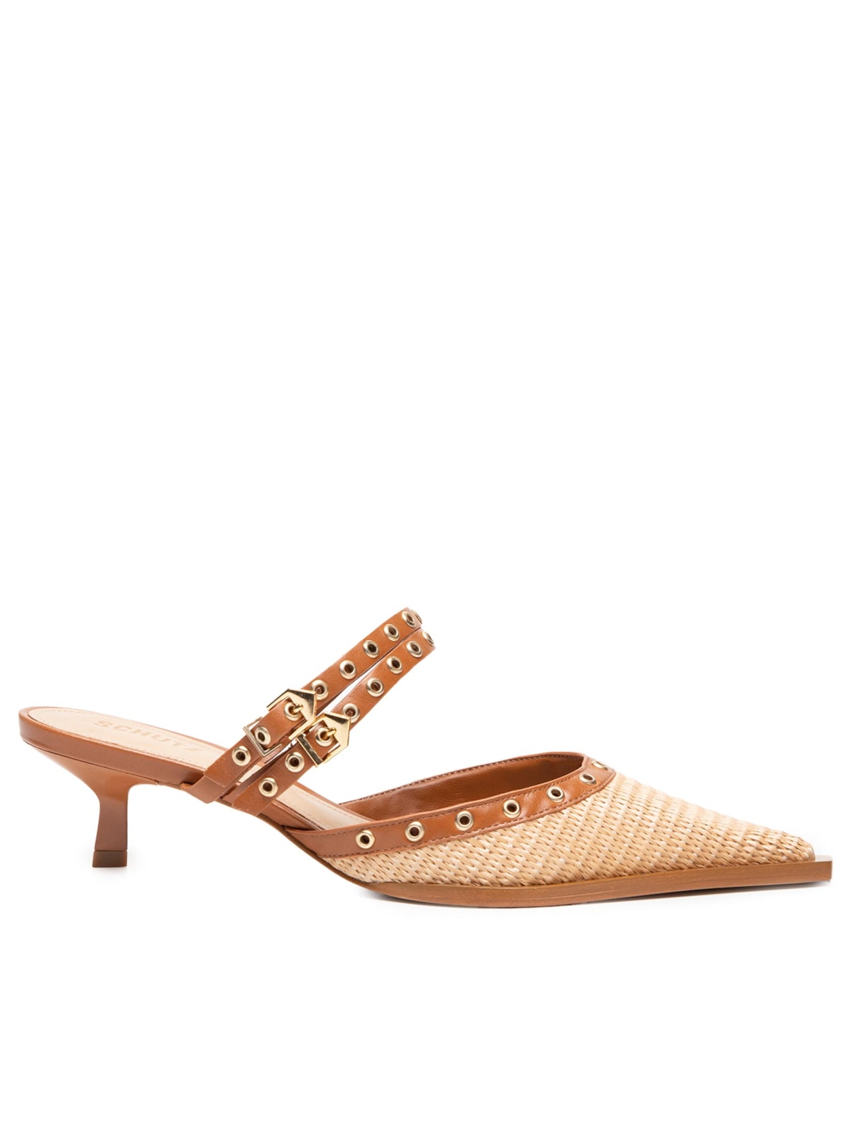 Mule Feminino Ativ Bold V Palha - Bege