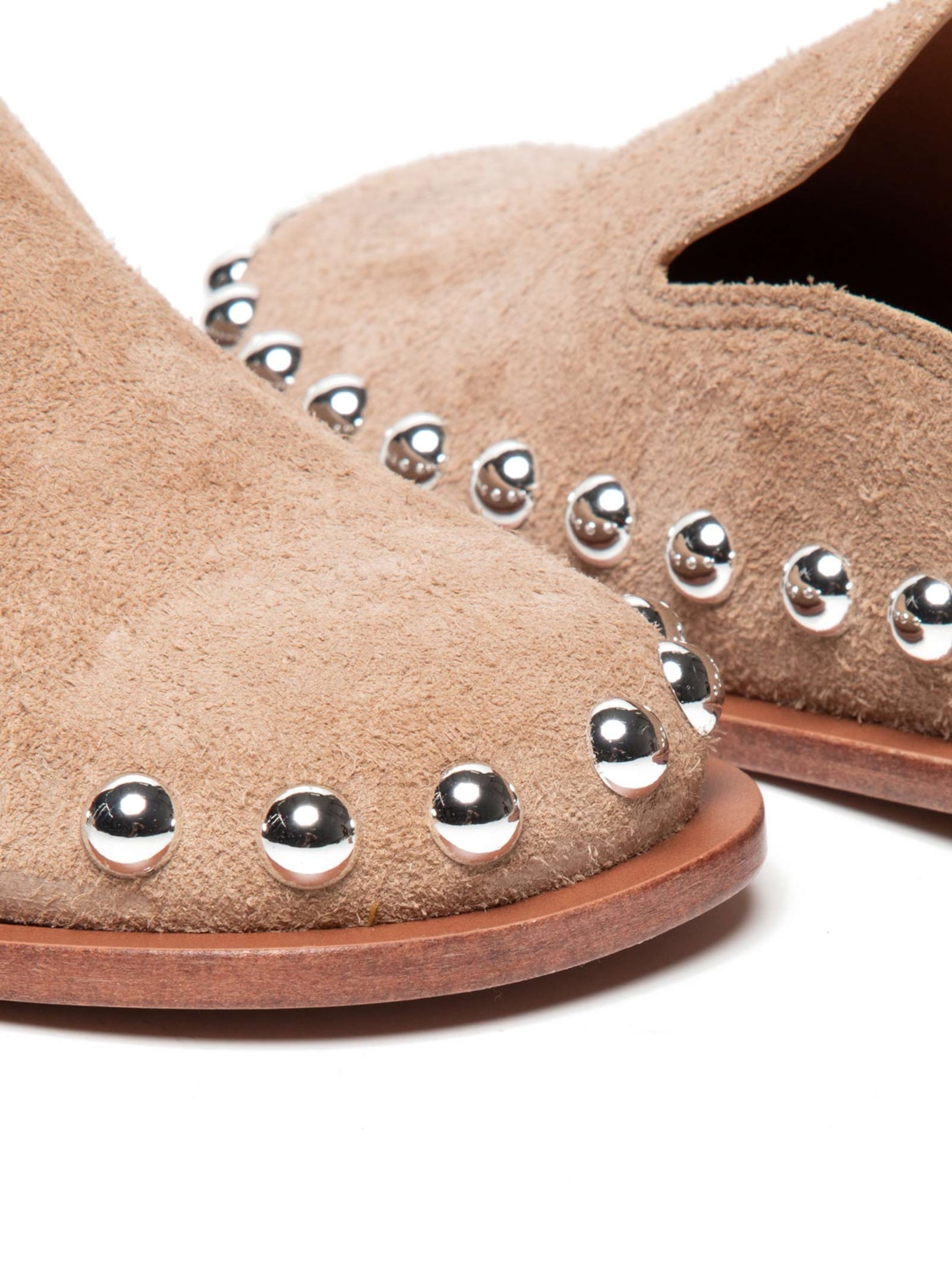 Mule Feminino Camurça Bege Vicenza