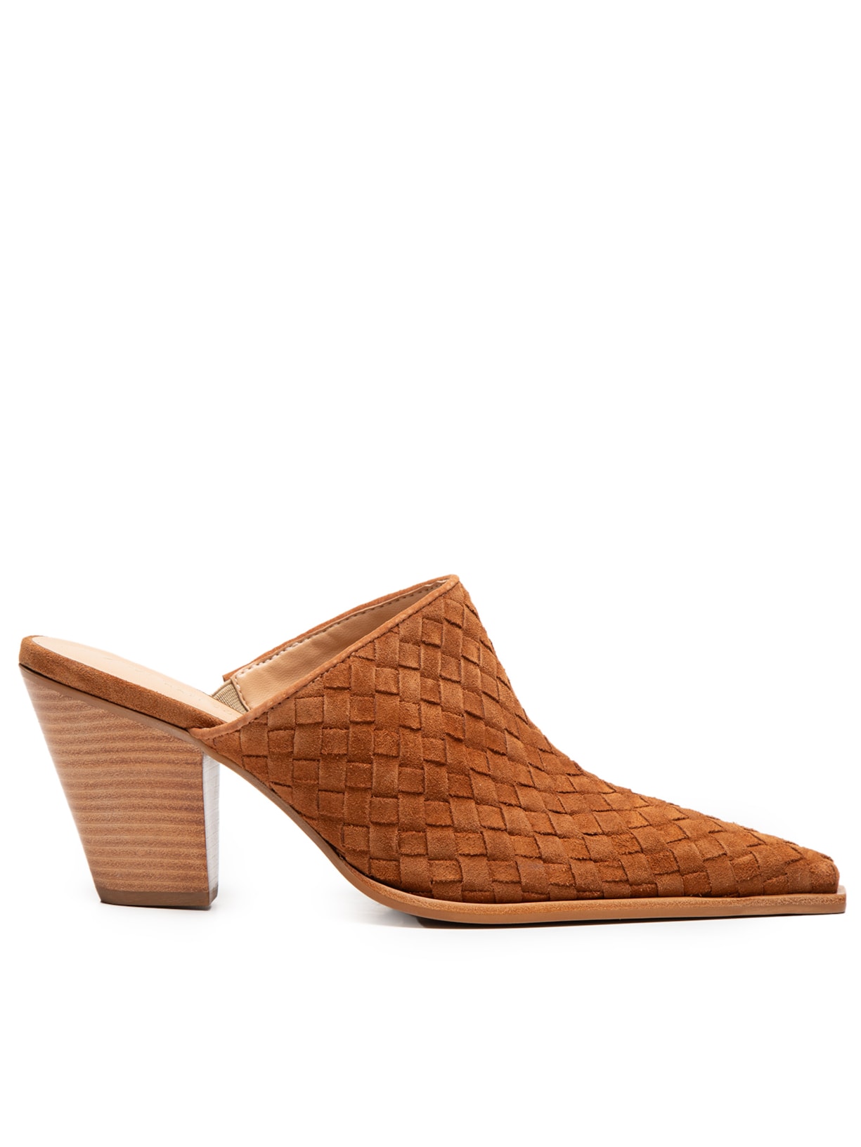 Mule Feminino Camurça Caramelo Salermo Caramel - Marrom