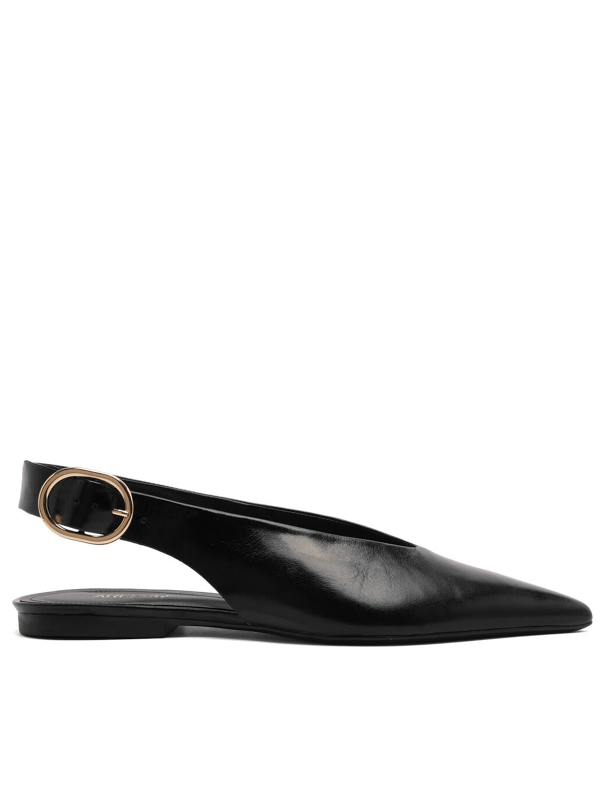 Mule feminino Caseina - Preto