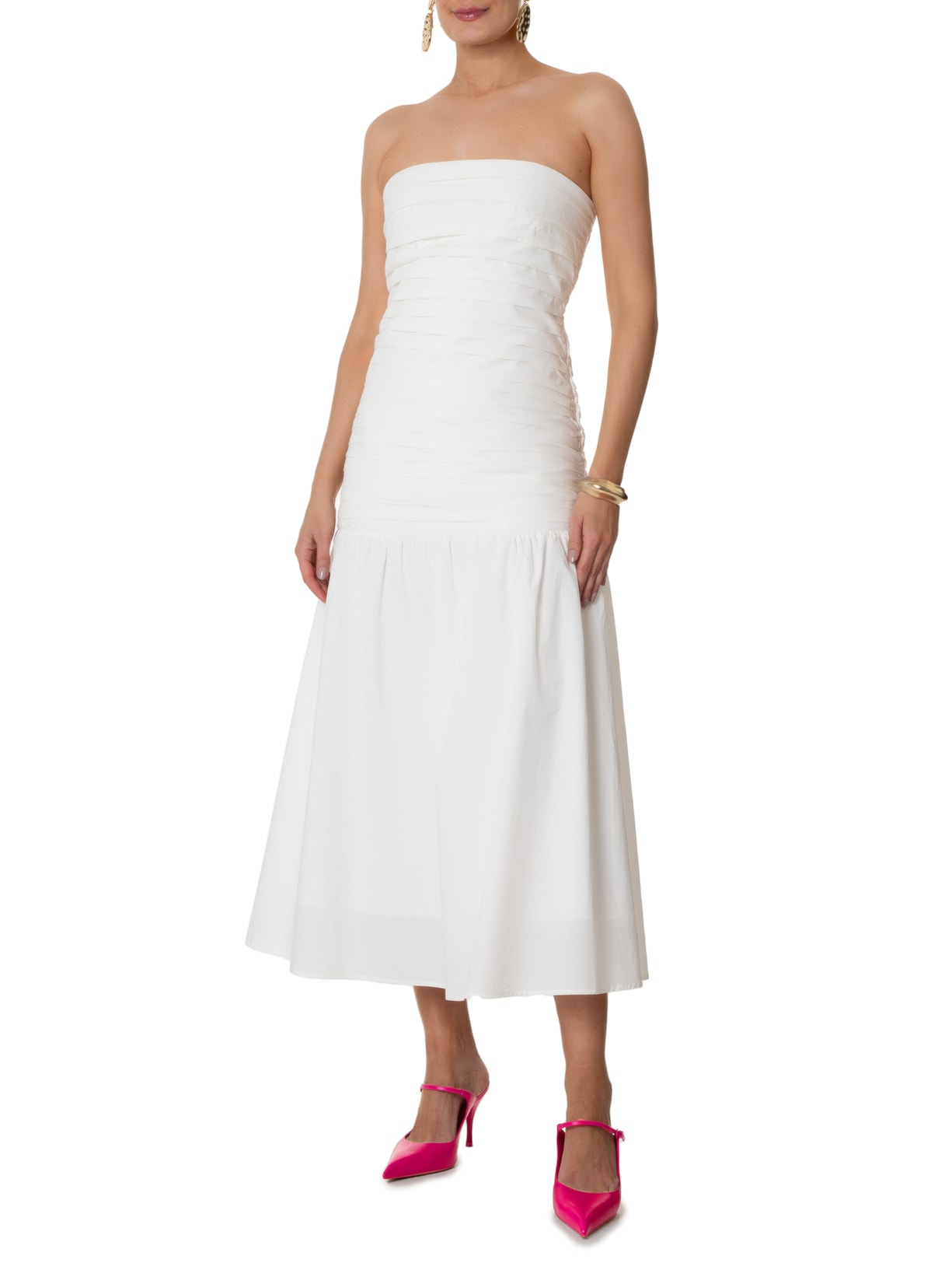 Mule Feminino Cetim Salto Fino Tira Rosa Arezzo