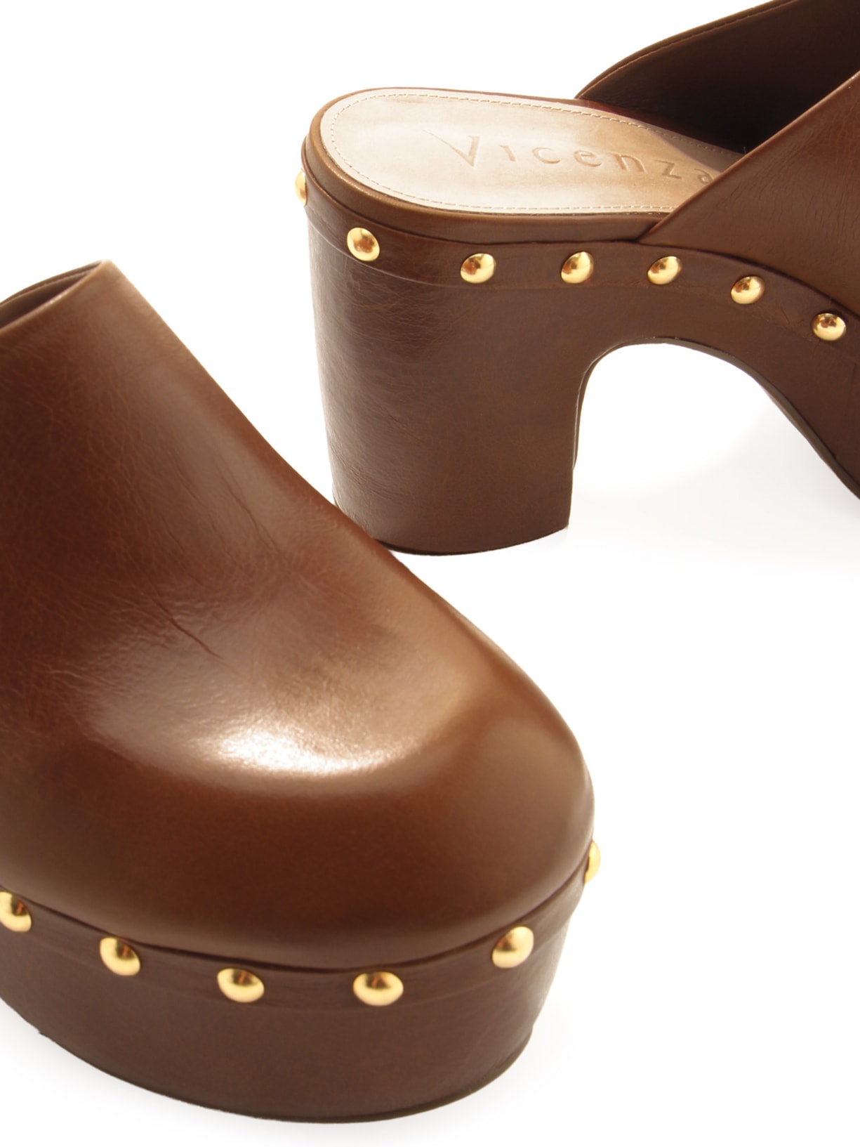 Mule Feminino Clara Marrom Vicenza