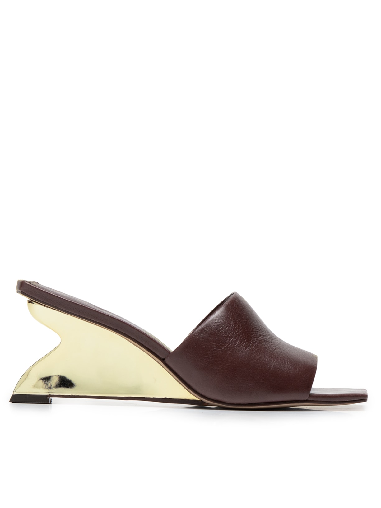 Mule Feminino Em Couro - Marrom