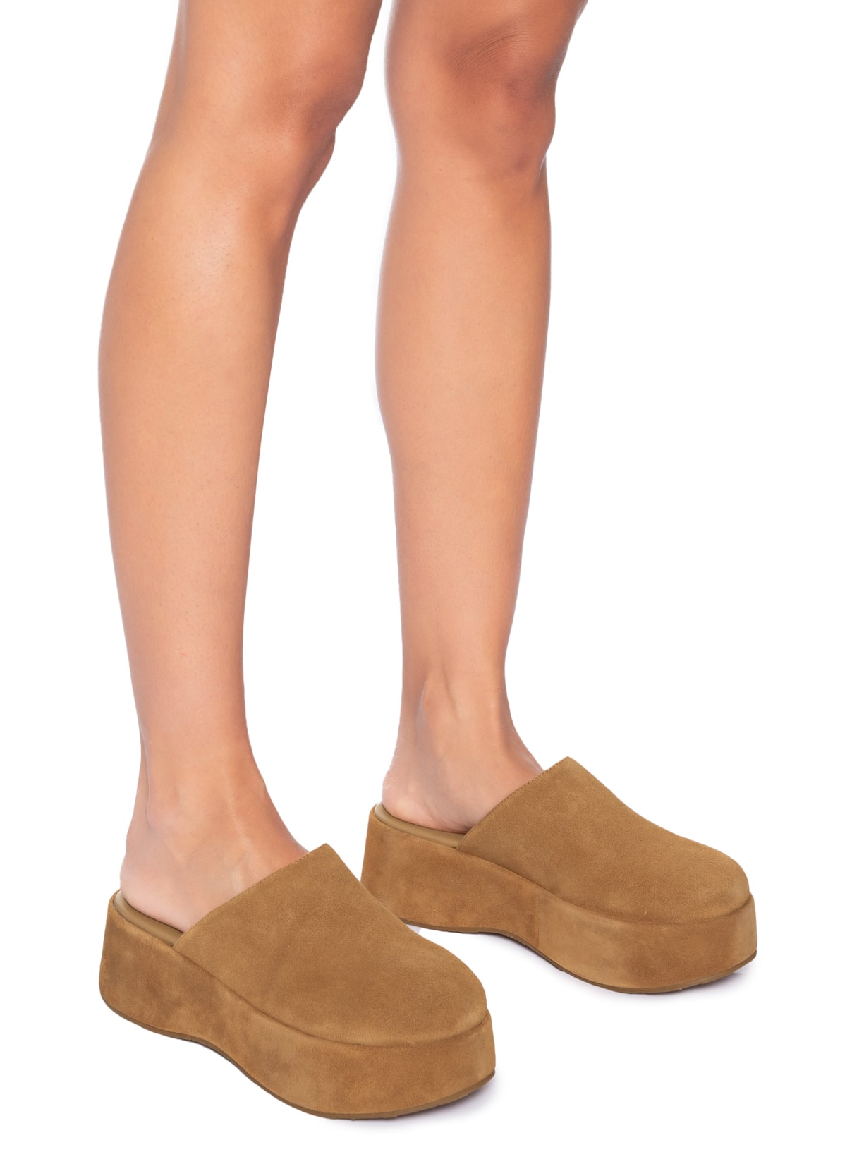 Mule Feminino Mia Suede Marrom Schutz