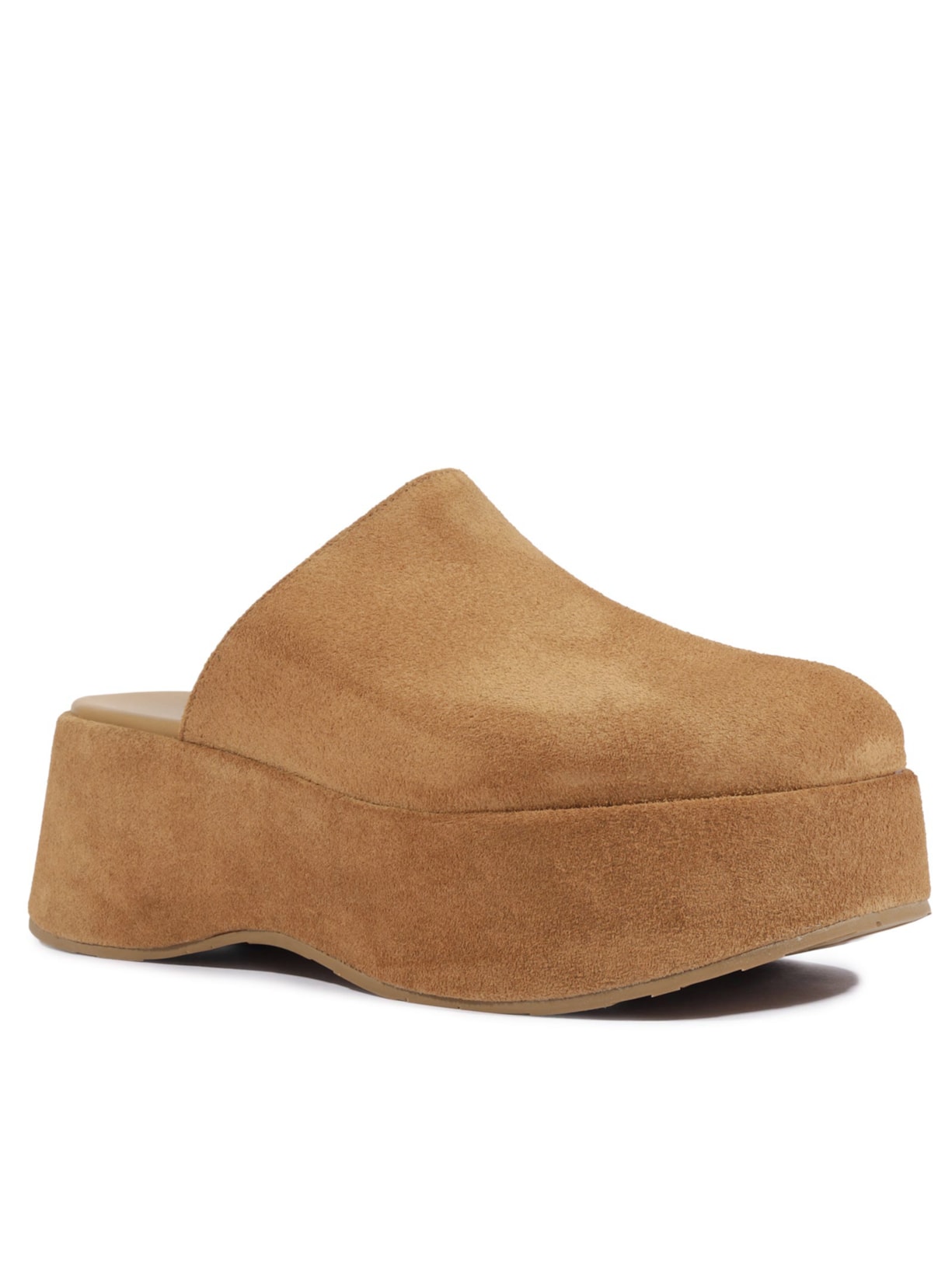 Mule Feminino Mia Suede Marrom Schutz