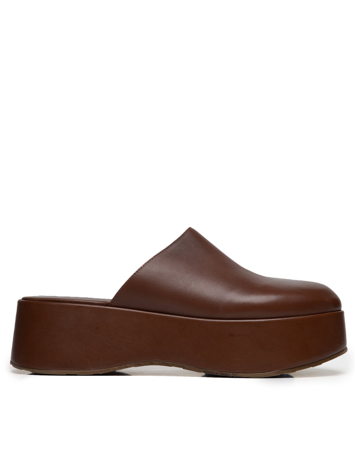 Mule Feminino Plataforma Marrom Schutz