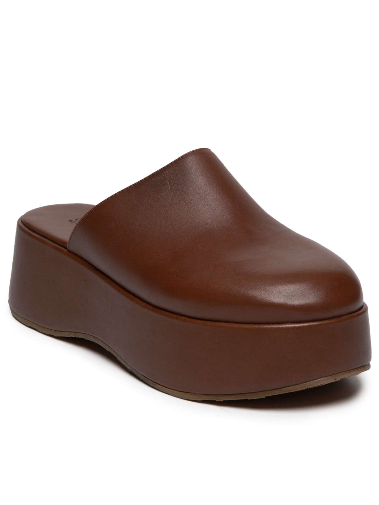 Mule Feminino Plataforma Marrom Schutz