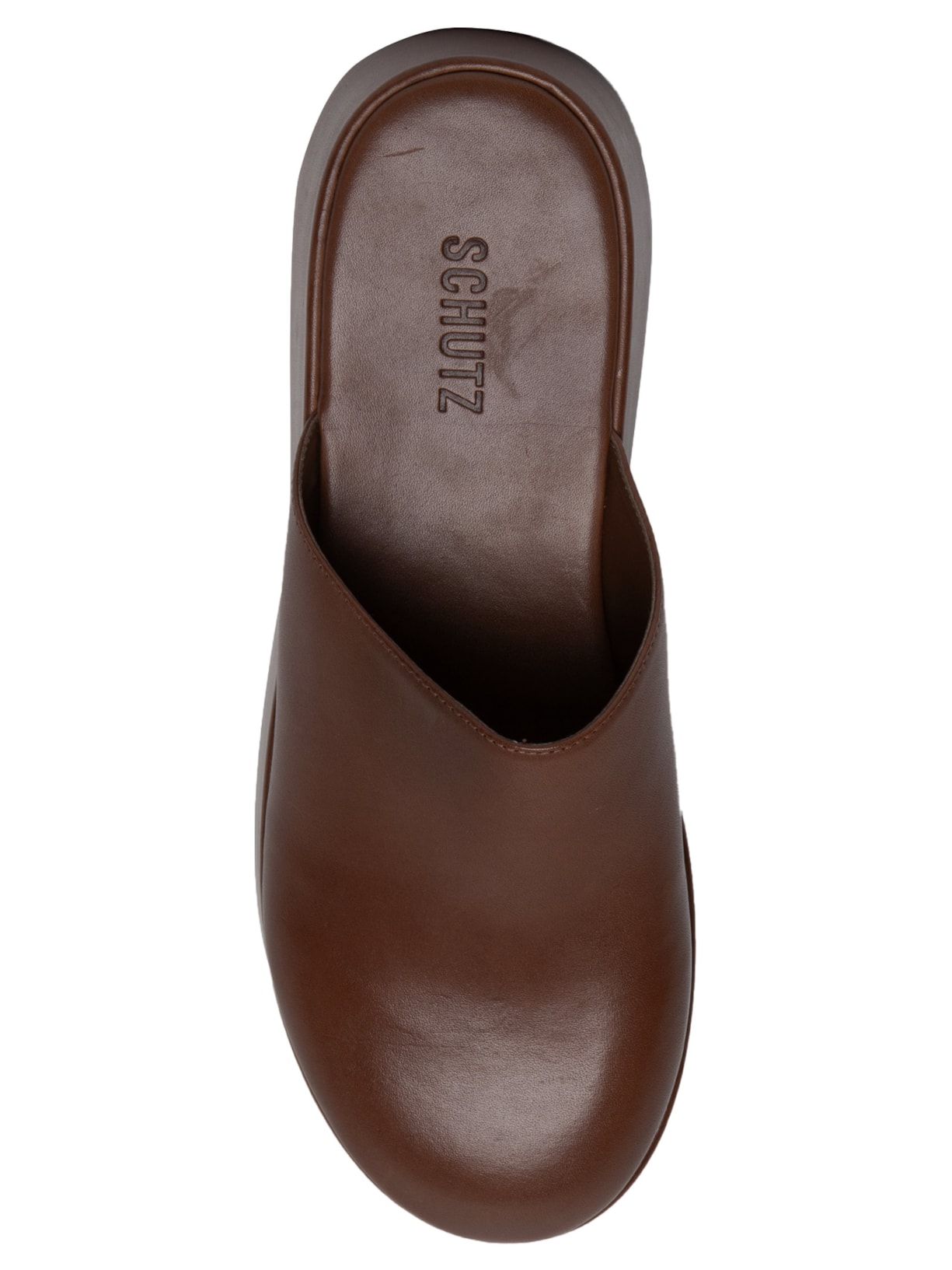 Mule Feminino Plataforma Marrom Schutz