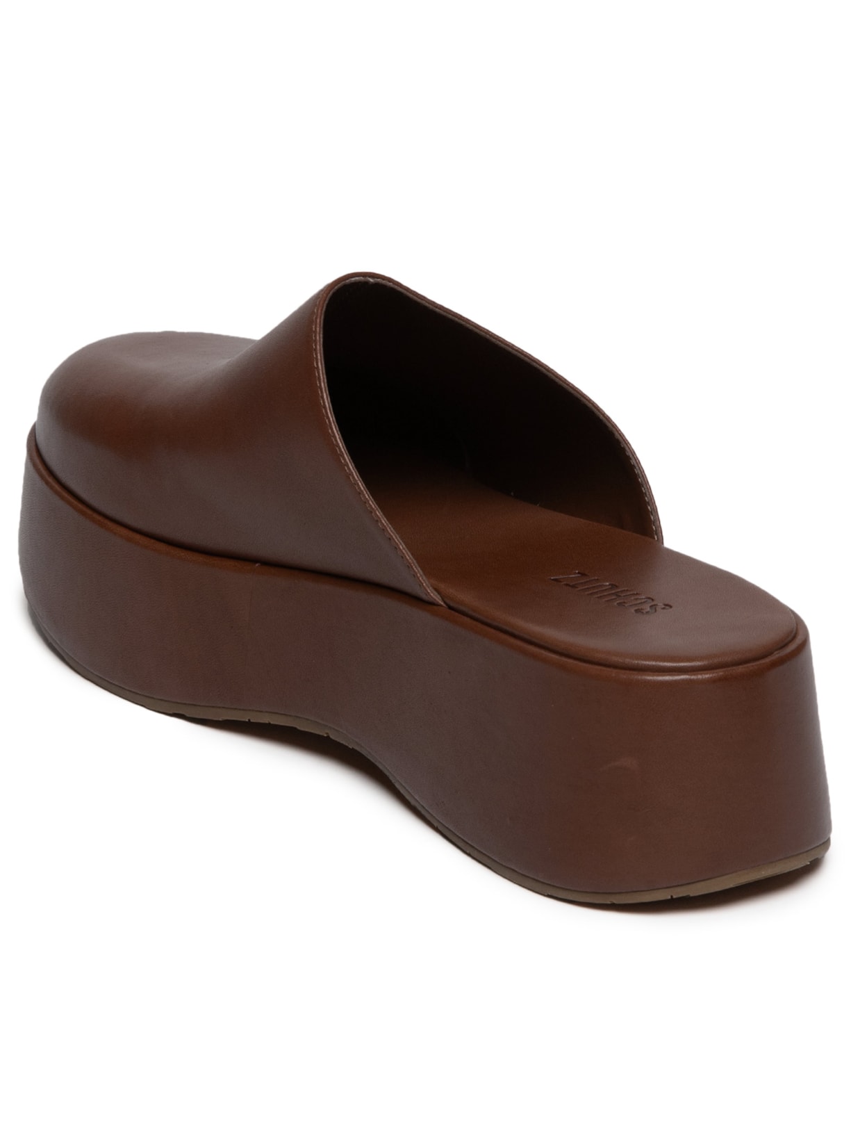 Mule Feminino Plataforma Marrom Schutz
