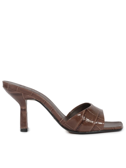 Mule Feminino Posseni Casual - Marrom