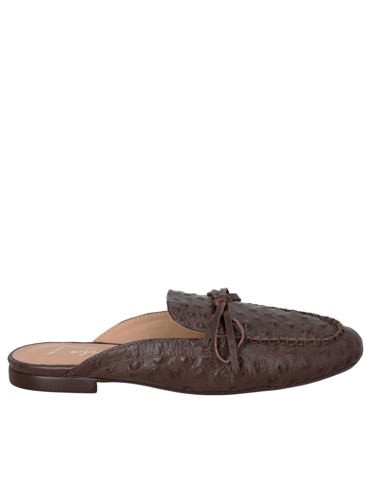 Mule Feminino Rasteiro Marrom Luiza Barcelos