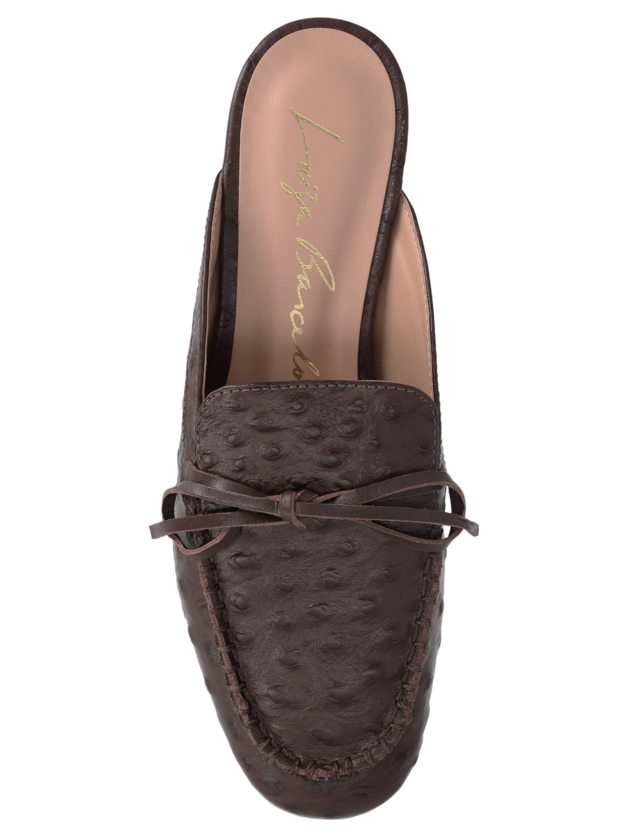 Mule Feminino Rasteiro Marrom Luiza Barcelos