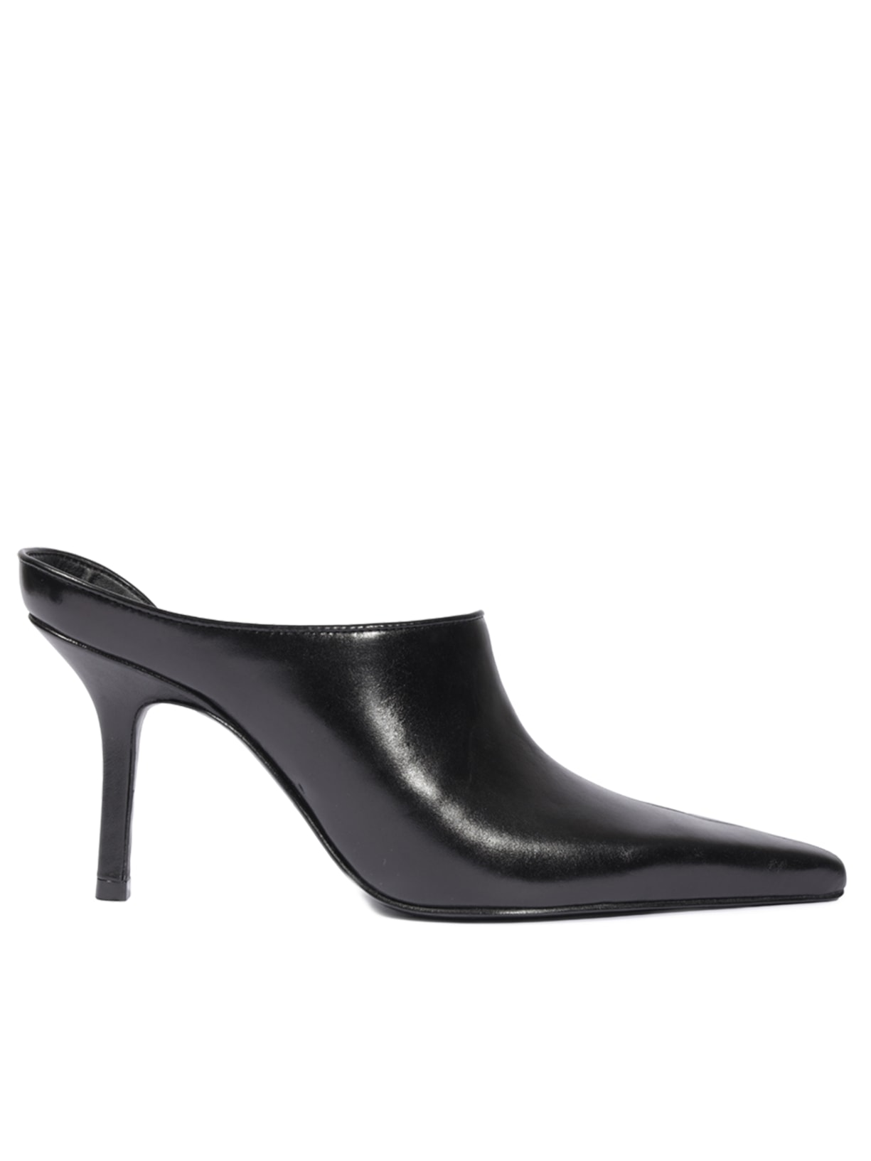 Mule Feminino Salto Alto Abby Preto Schutz