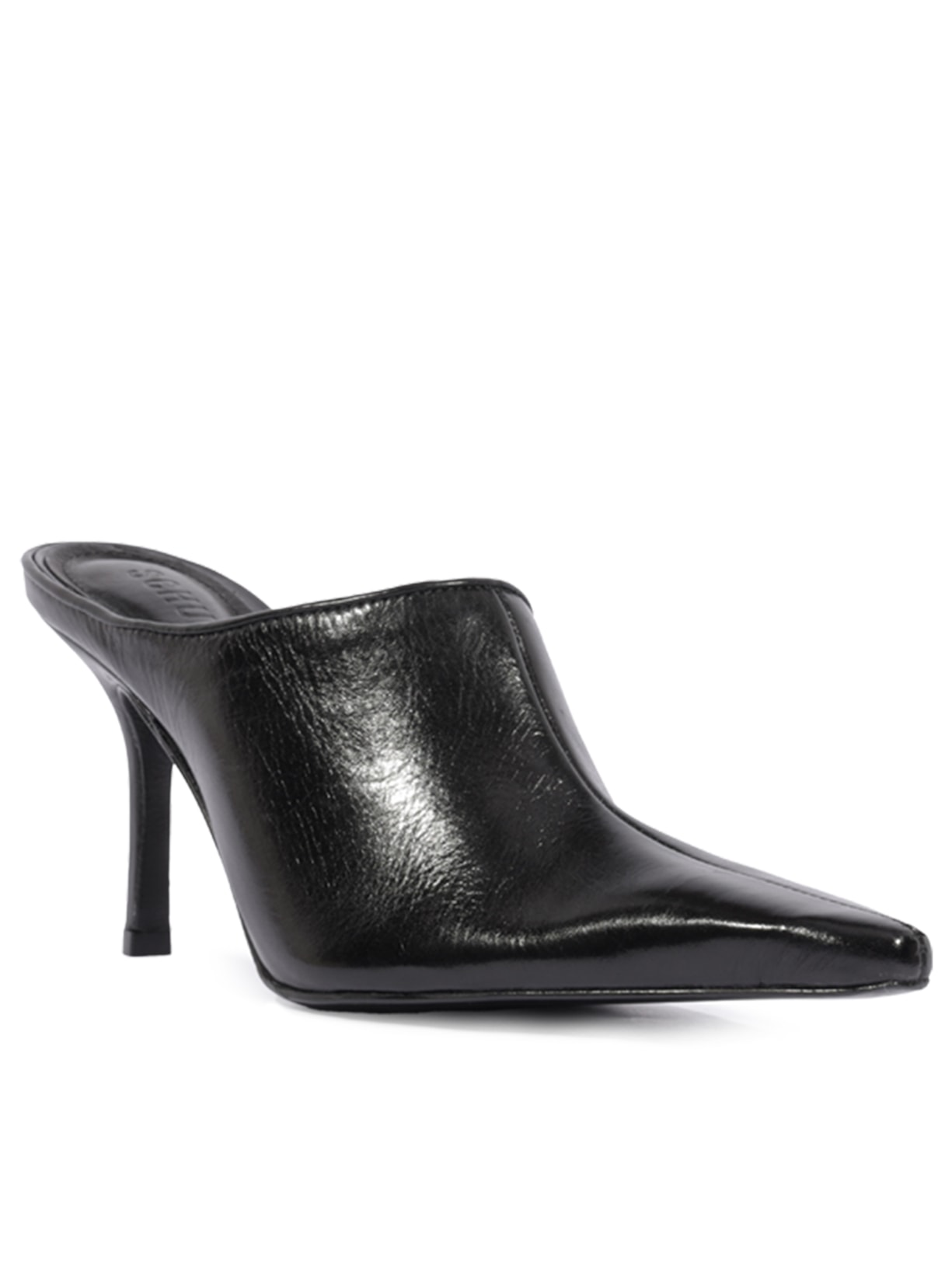 Mule Feminino Salto Alto Abby Preto Schutz