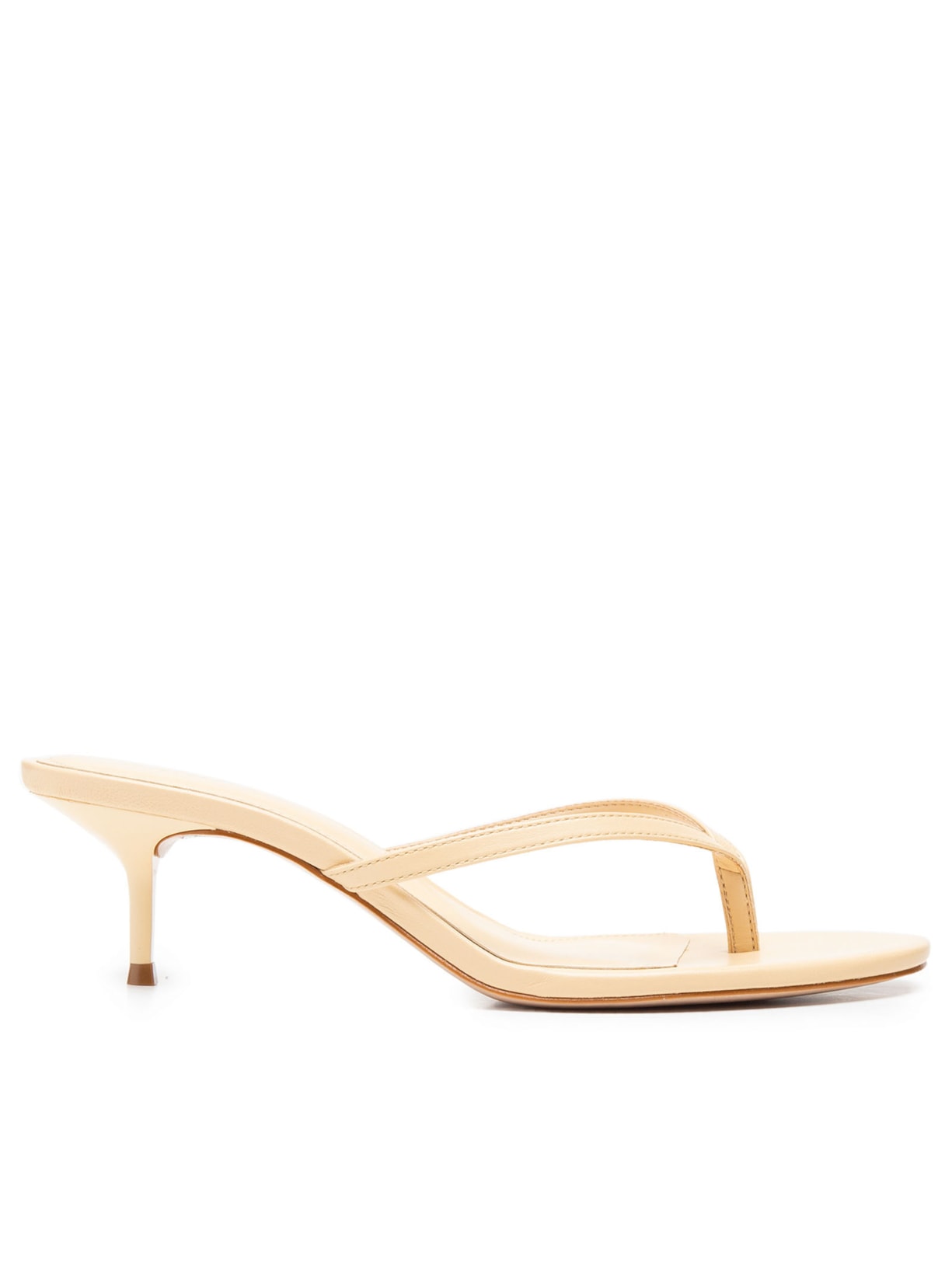 Mule Feminino Salto Fino - Bege