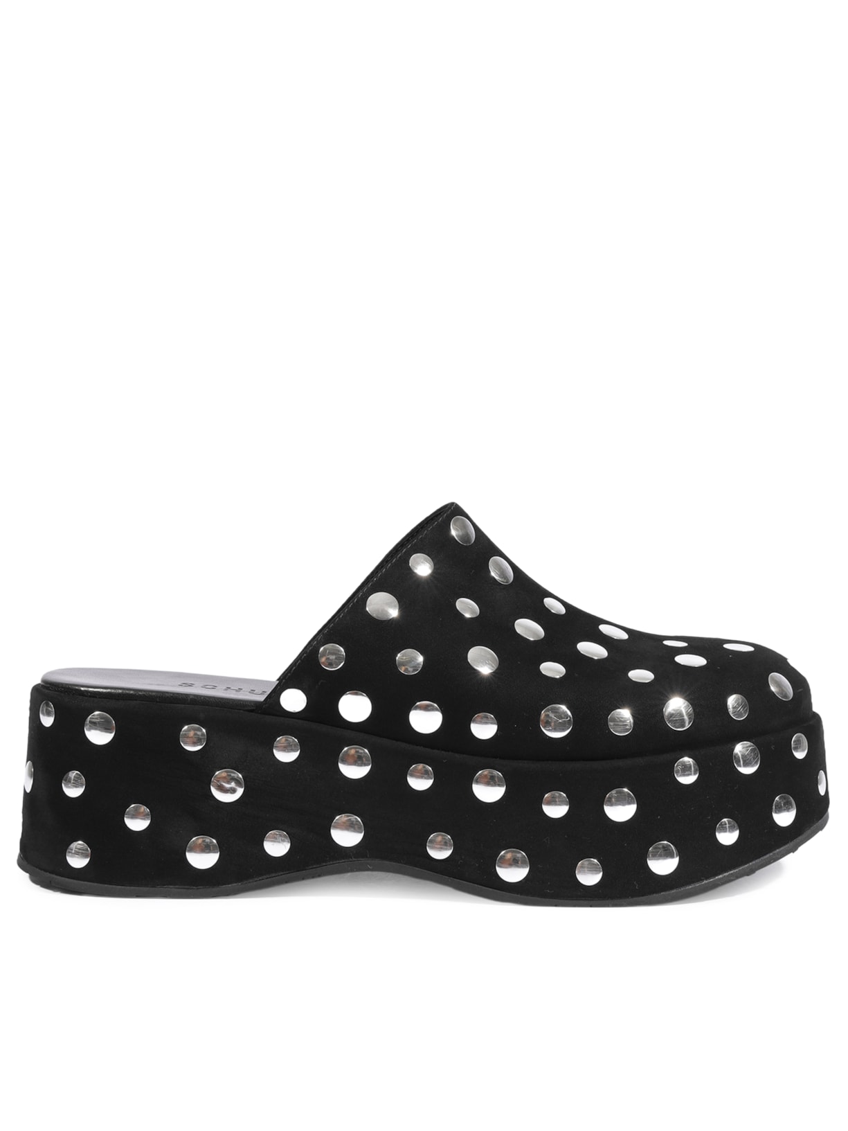 Mule Feminino Salto Médio - Preto
