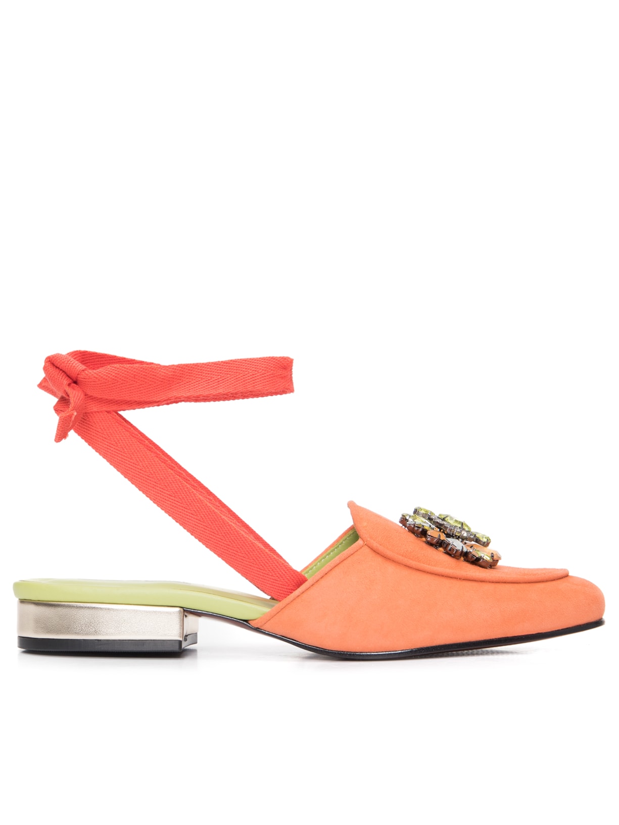 Mule Feminino Slip On - Laranja