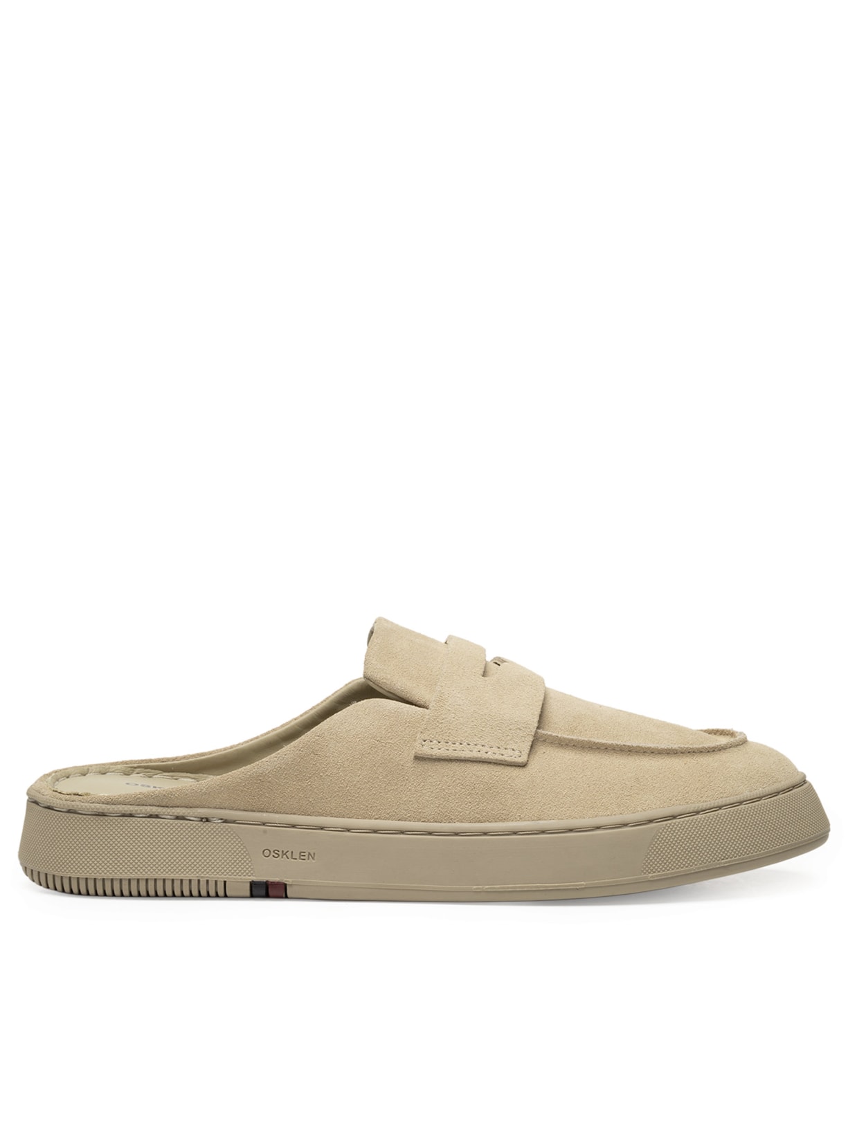 Mule Feminino Soho Slip On Camurça Bege Osklen