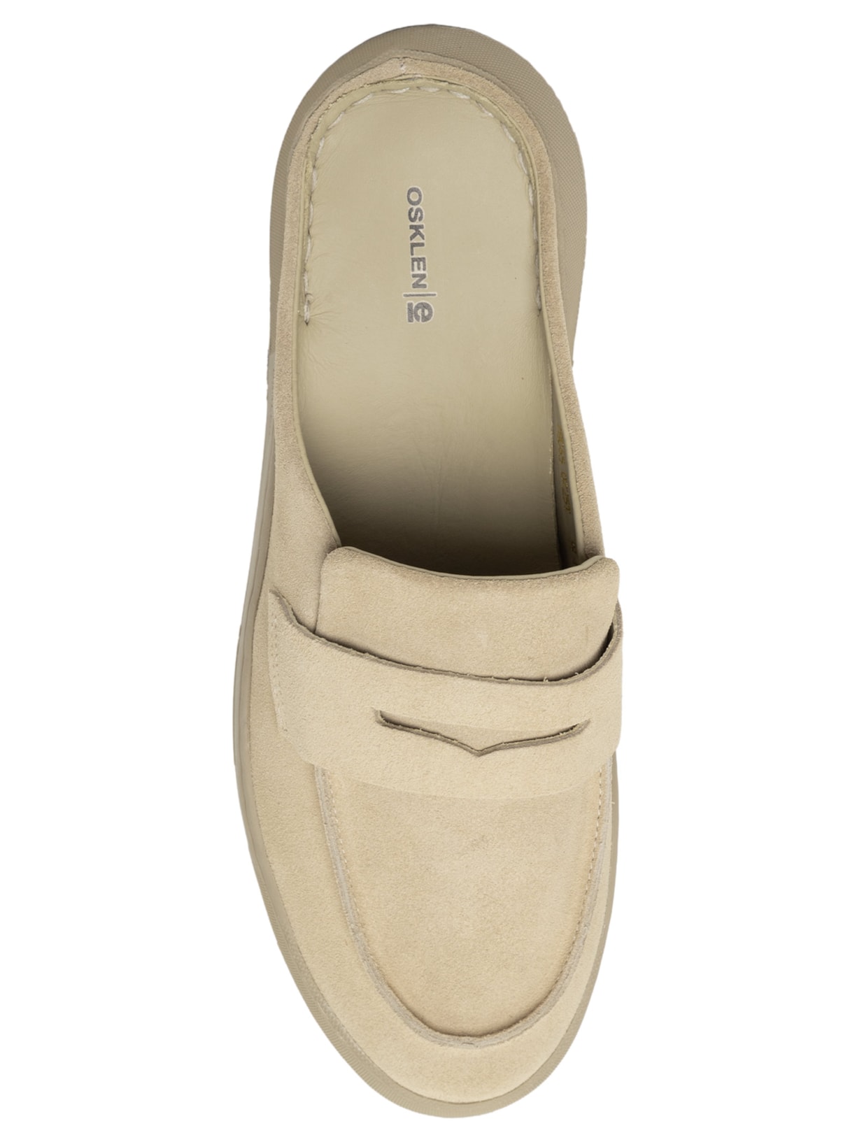Mule Feminino Soho Slip On Camurça Bege Osklen