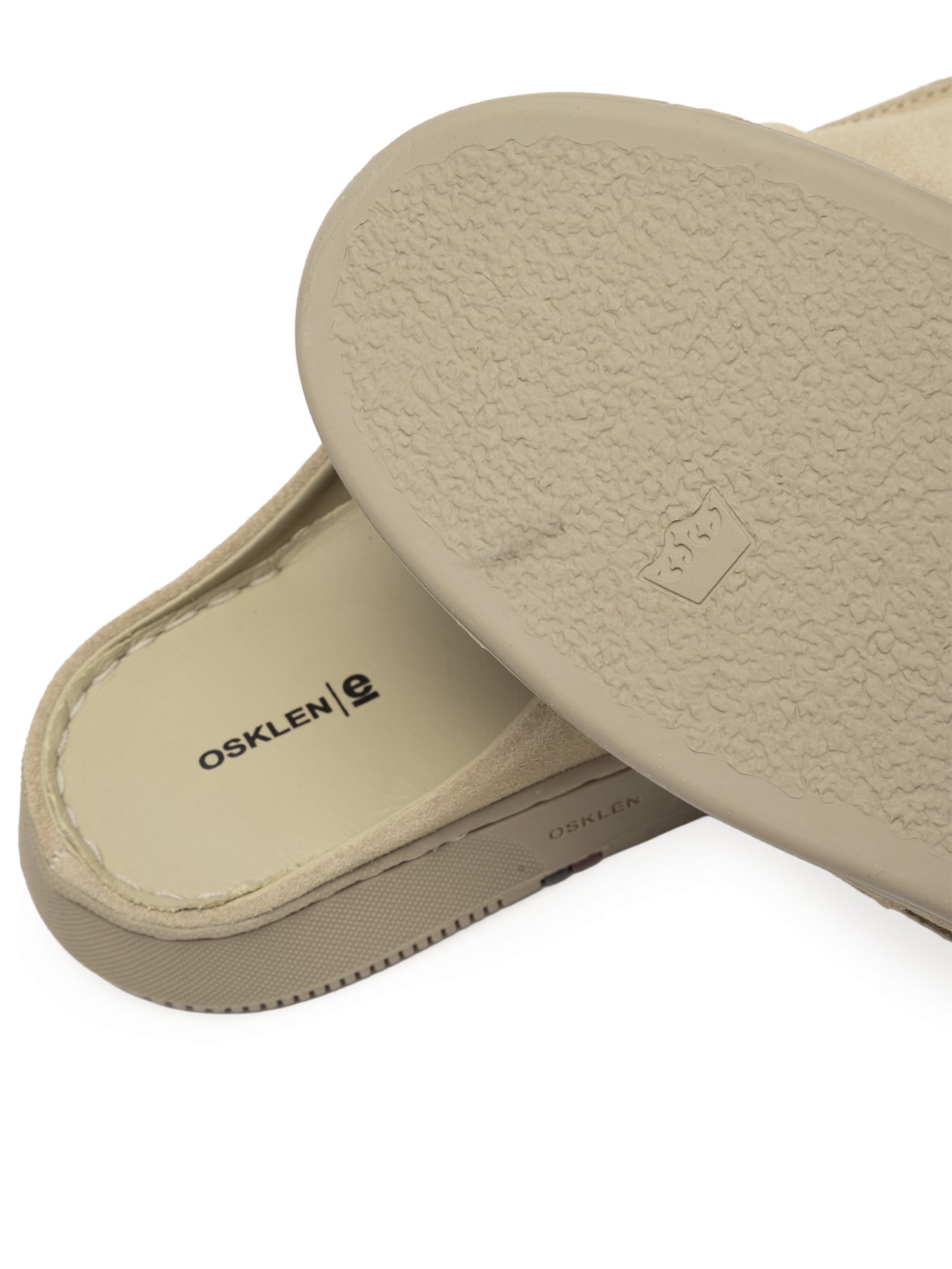 Mule Feminino Soho Slip On Camurça Bege Osklen