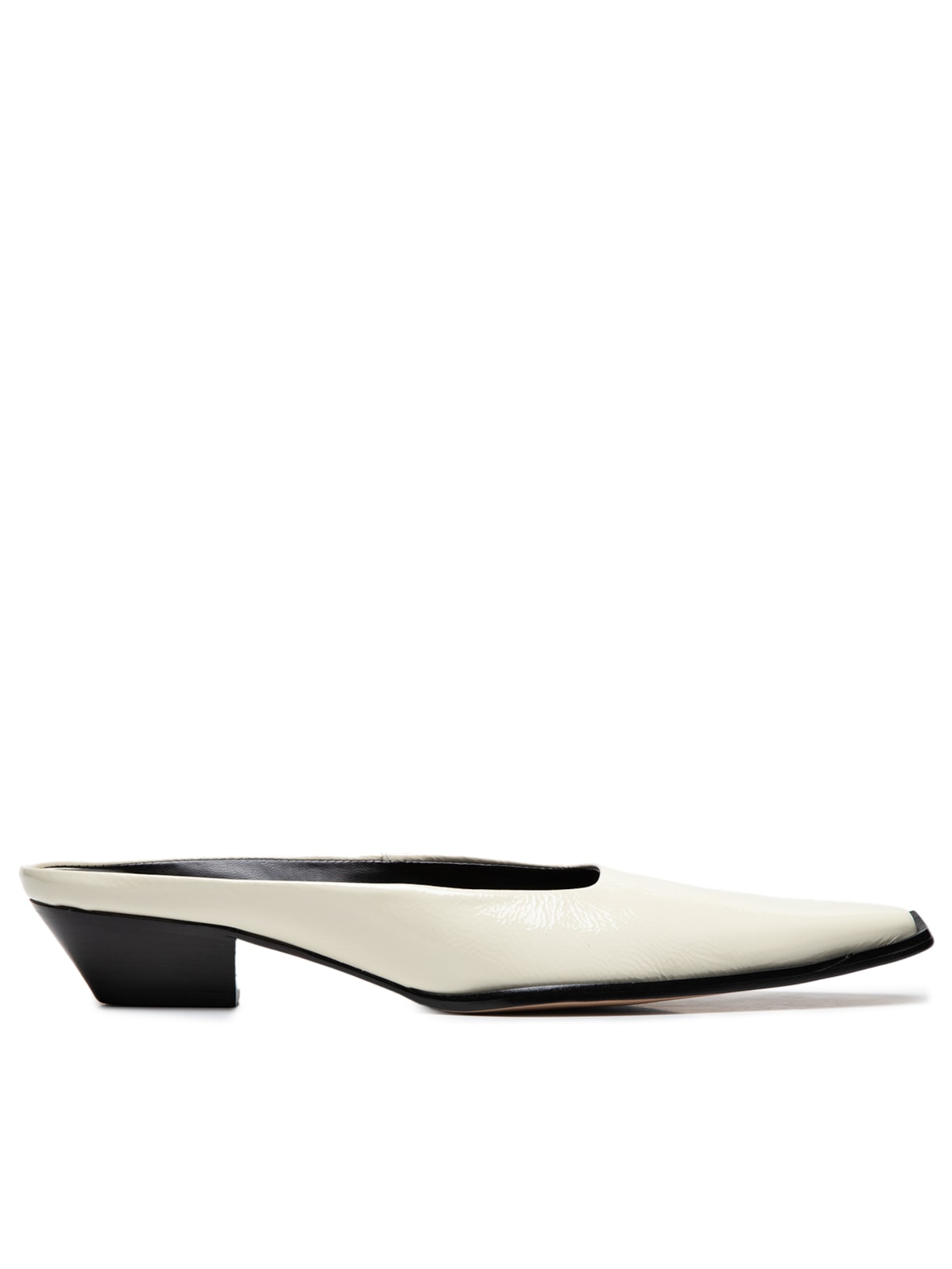 Mule Feminino Verniz - Off White