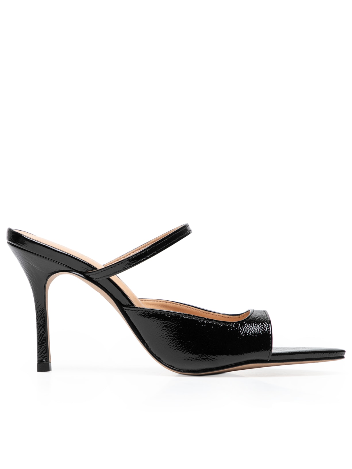 Mule Feminino Verniz Show - Preto