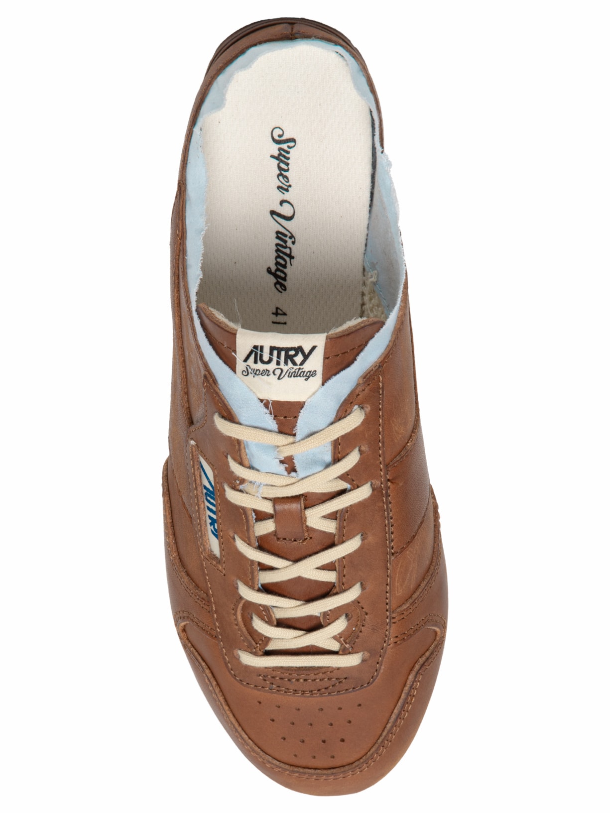 Mule Feminino Windspin Sup Vint Low Woman Leather Shirt Marrom Autry