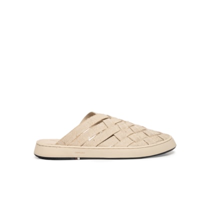 Mule Masculino Tresse Juta - Bege