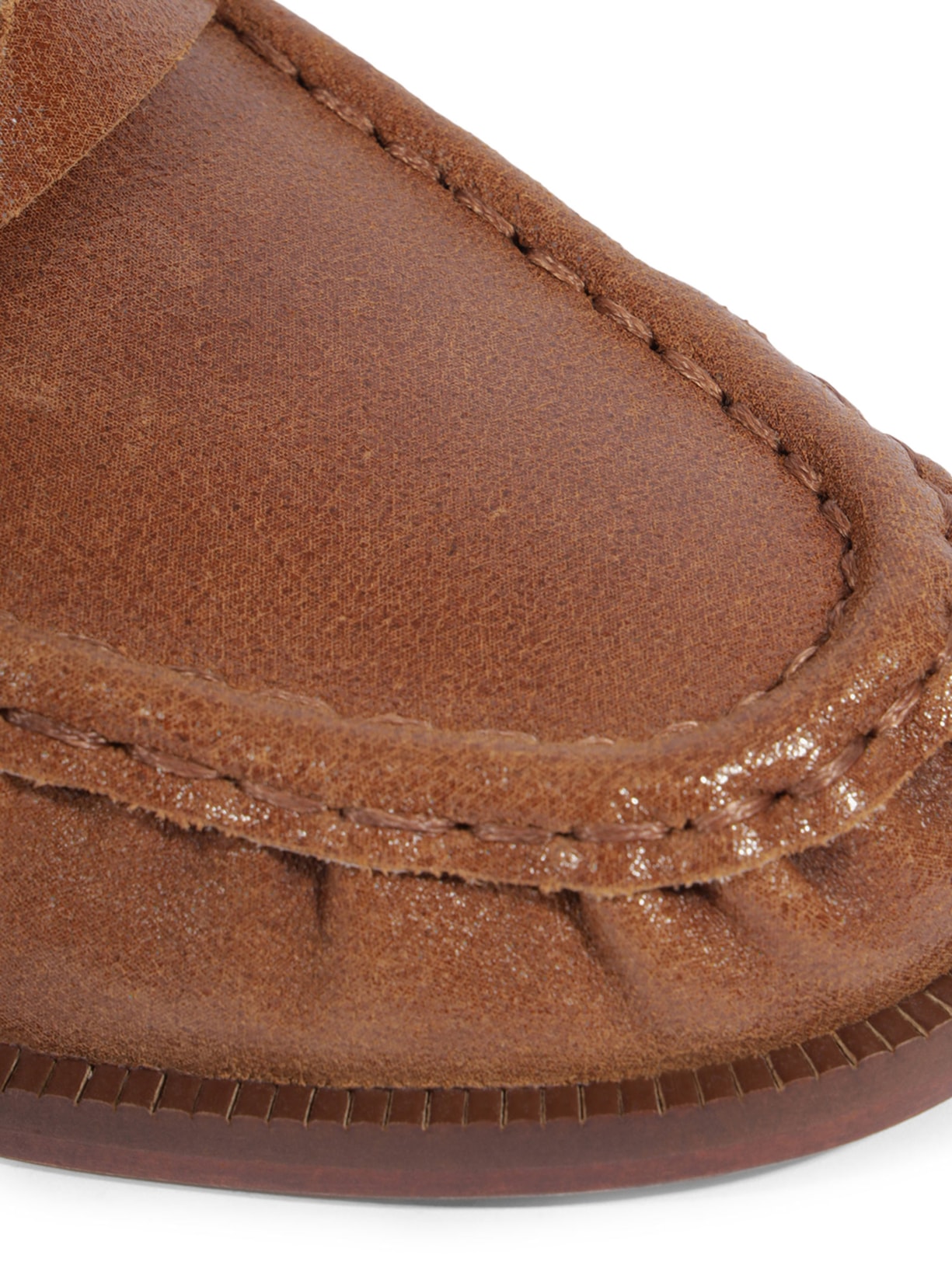 Mule Mocassim Feminino Tyche Couro Marrom Schutz