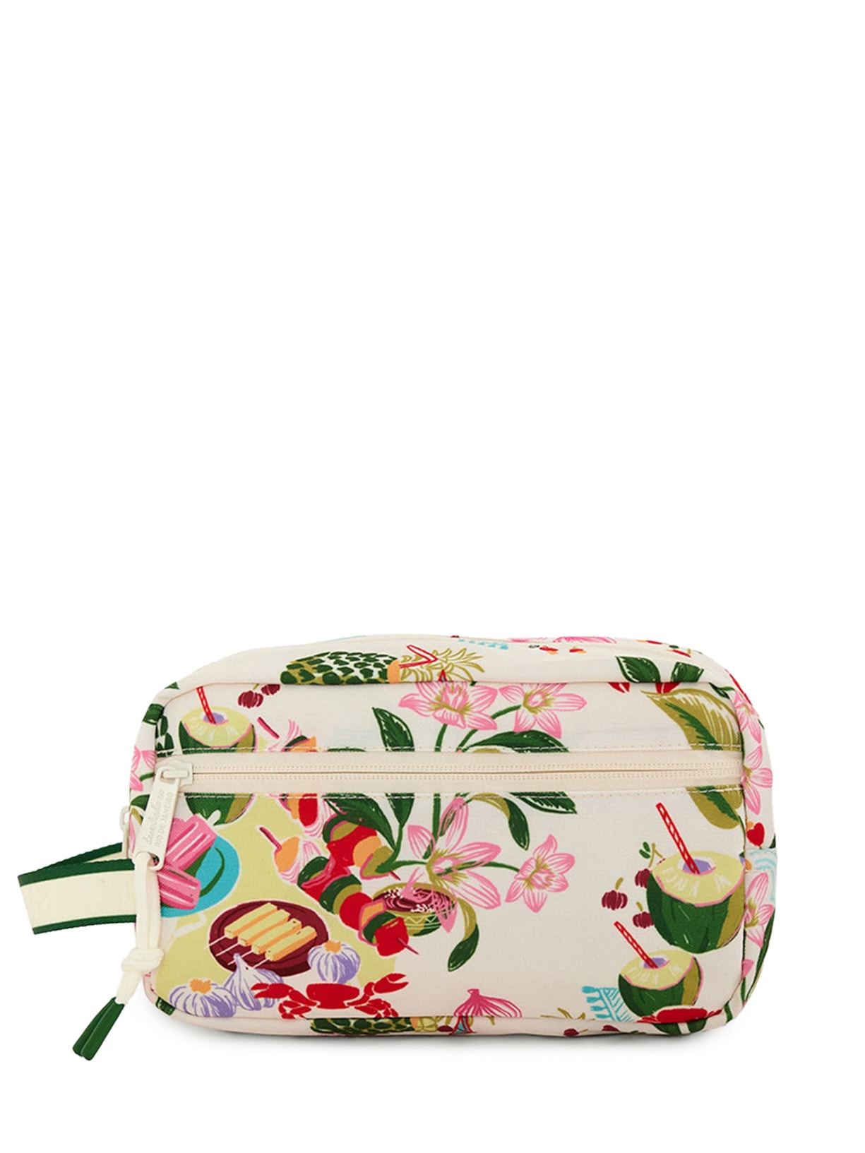 Necessaire Amo Comida De Praia Branco Farm Etc