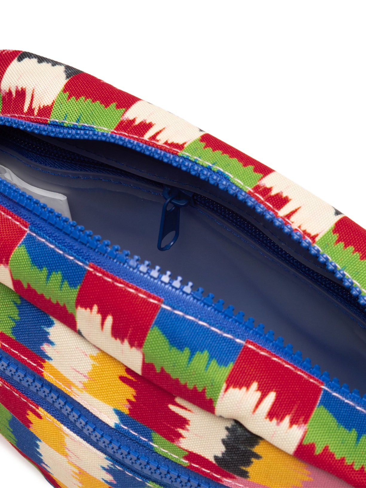 Necessaire Amo Quadriculado Bosque Pássaros Azul Farm Etc