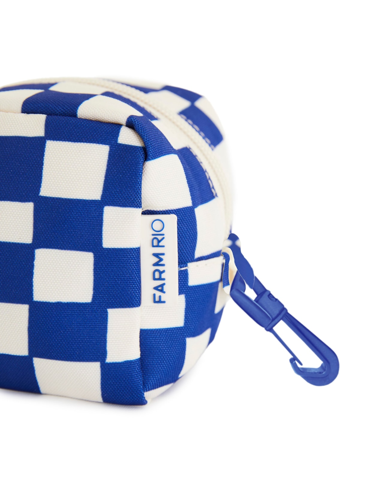 Necessaire Caçula Quadriculada Sonho Azul Azul Farm Etc