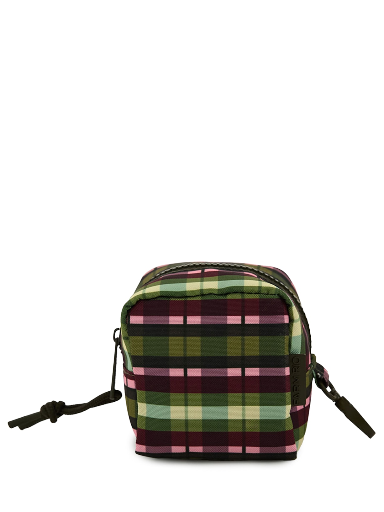 Necessaire Caçula Xadrez Multicolorido Verde Farm Etc