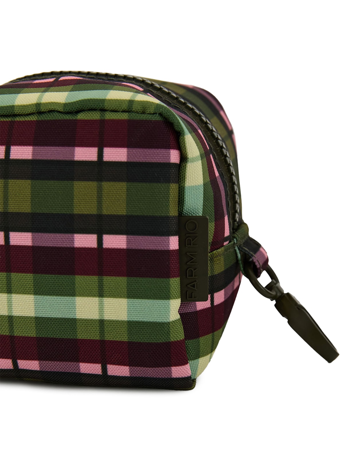 Necessaire Caçula Xadrez Multicolorido Verde Farm Etc