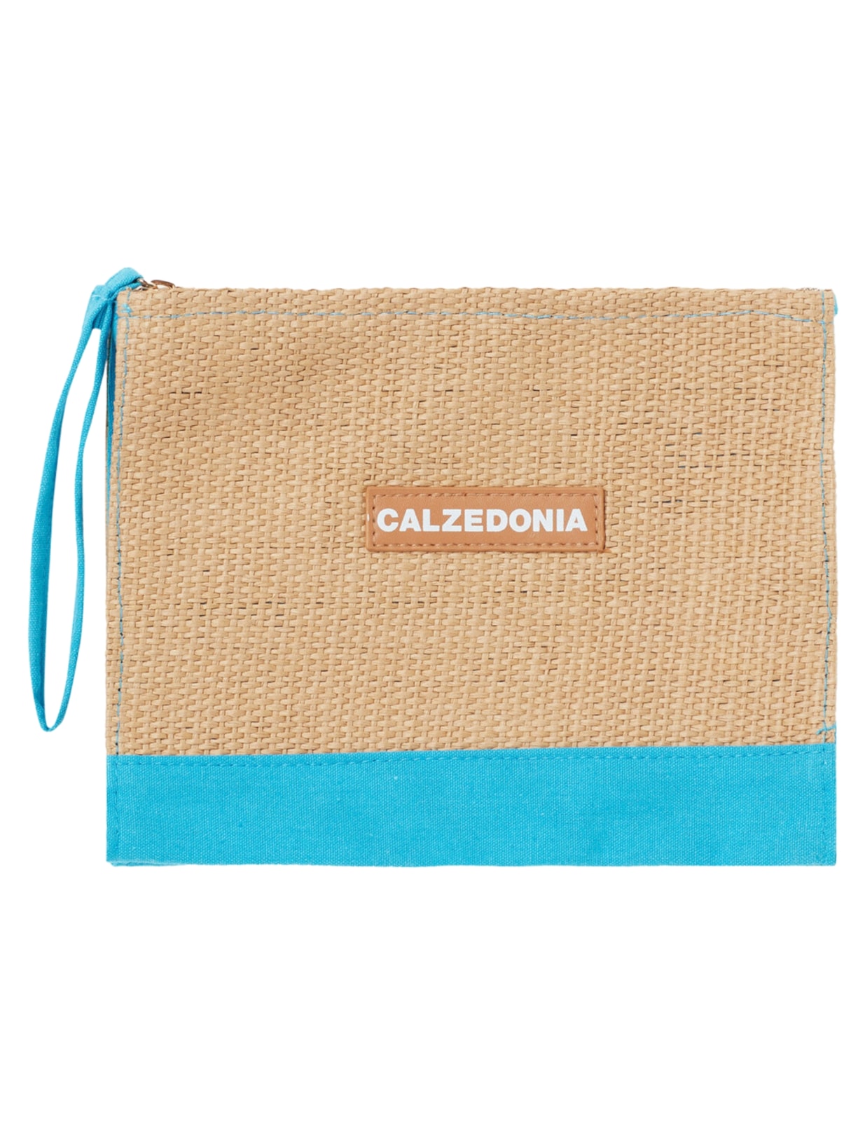 Necessaire Com Logótipo Calzedonia e Zíper - Azul
